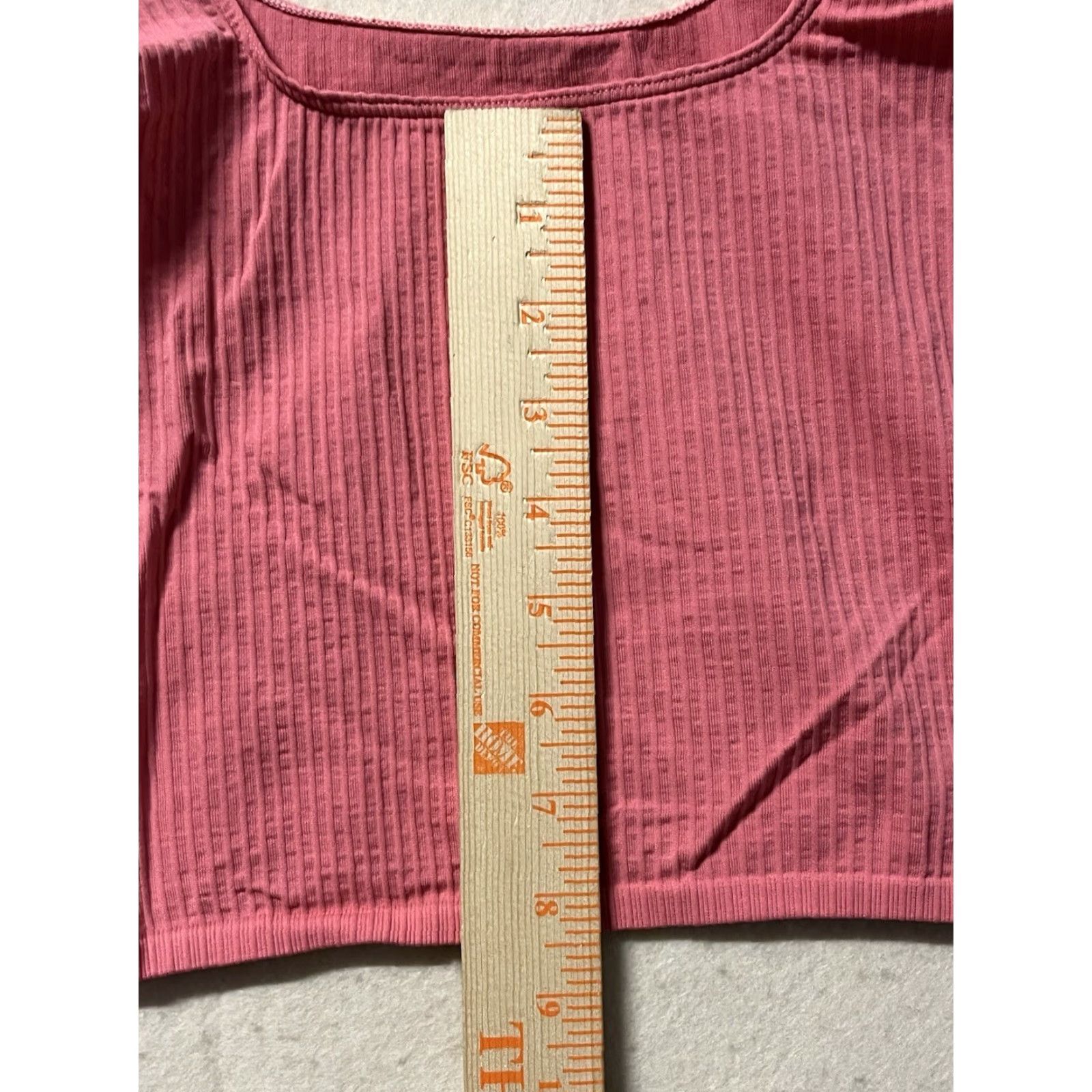 Anthropologie Anthropologie Tank Top Cropped Pink Women L/XL Sleeveless Tank Top Shirt Size L / US 10 / IT 46 - 4 Thumbnail