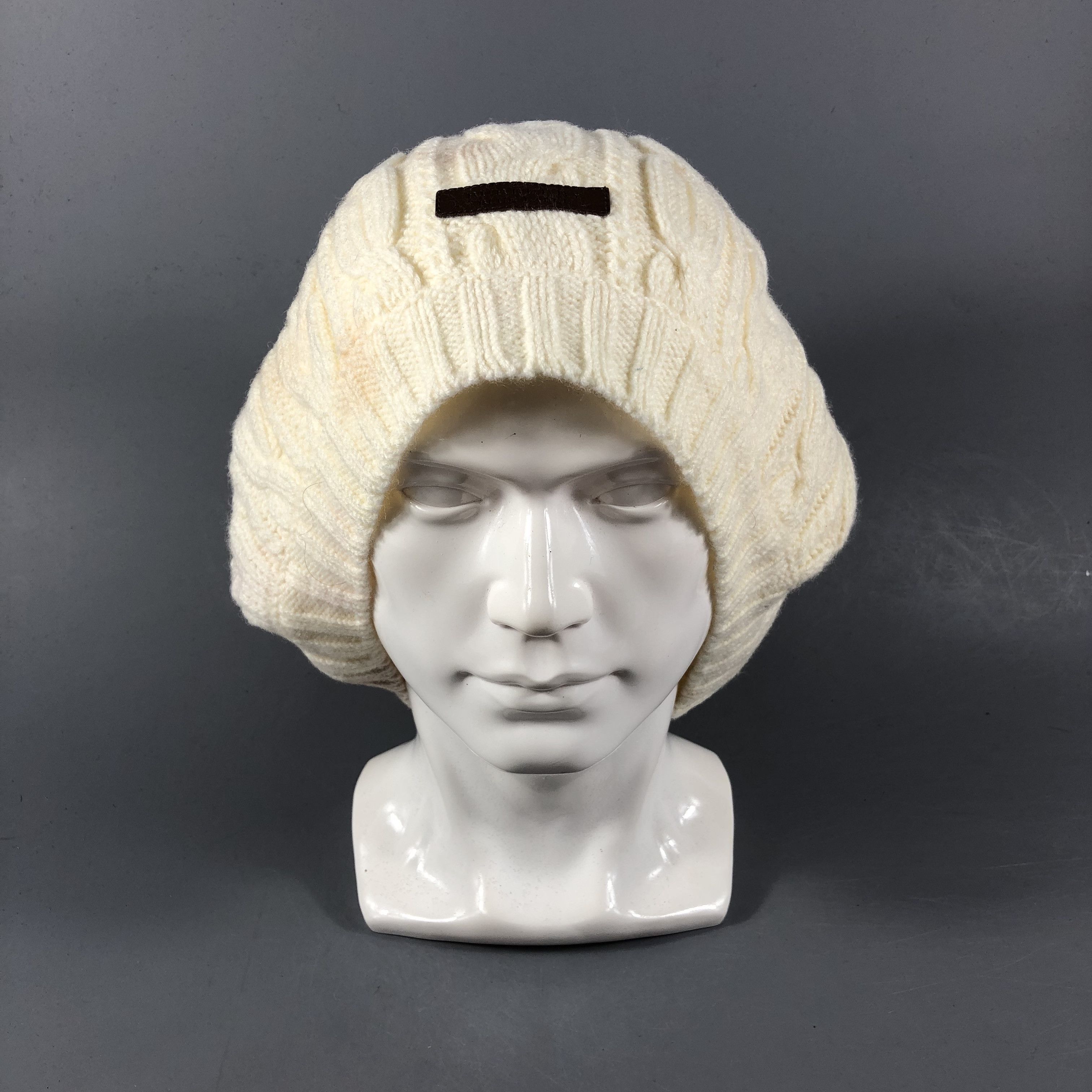 Burberry Burberry Cable Knit Mushroom Beanie Snowcap Snow Hat B927 Size ONE SIZE - 1 Thumbnail