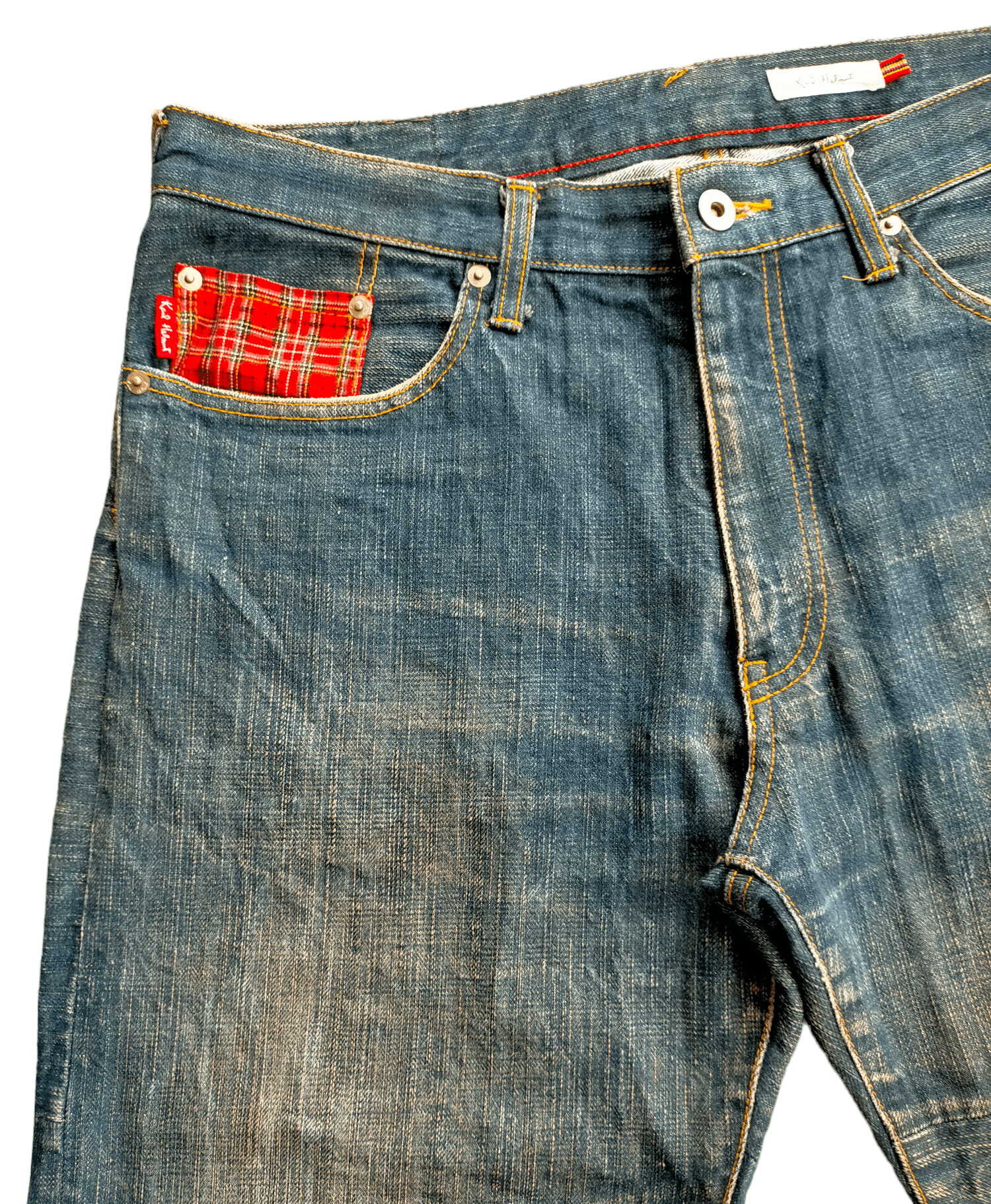 Japanese Brand Karl Helmut Hagi Patchwork Jeans Size US 34 / EU 50 - 3 Thumbnail