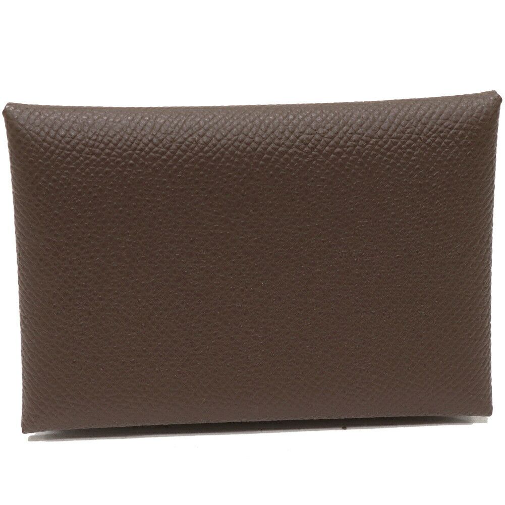 Hermes Hermes Hermes Calvi Duo Epsom Card Coin Case Leather Coin Case B DUTY FREE for USA Size ONE SIZE - 1 Thumbnail