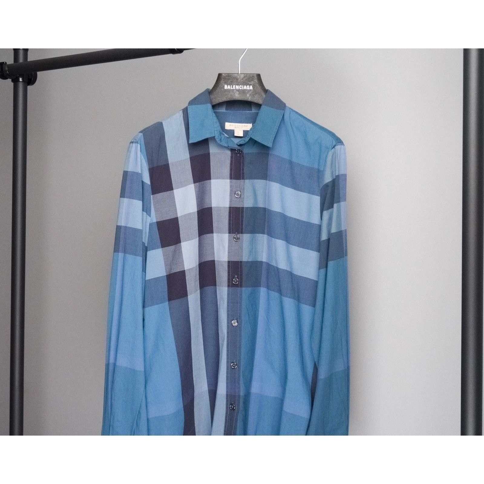 Burberry Burberry brit blue nova check long sleeve shirt Size US S / EU 44-46 / 1 - 2 Thumbnail