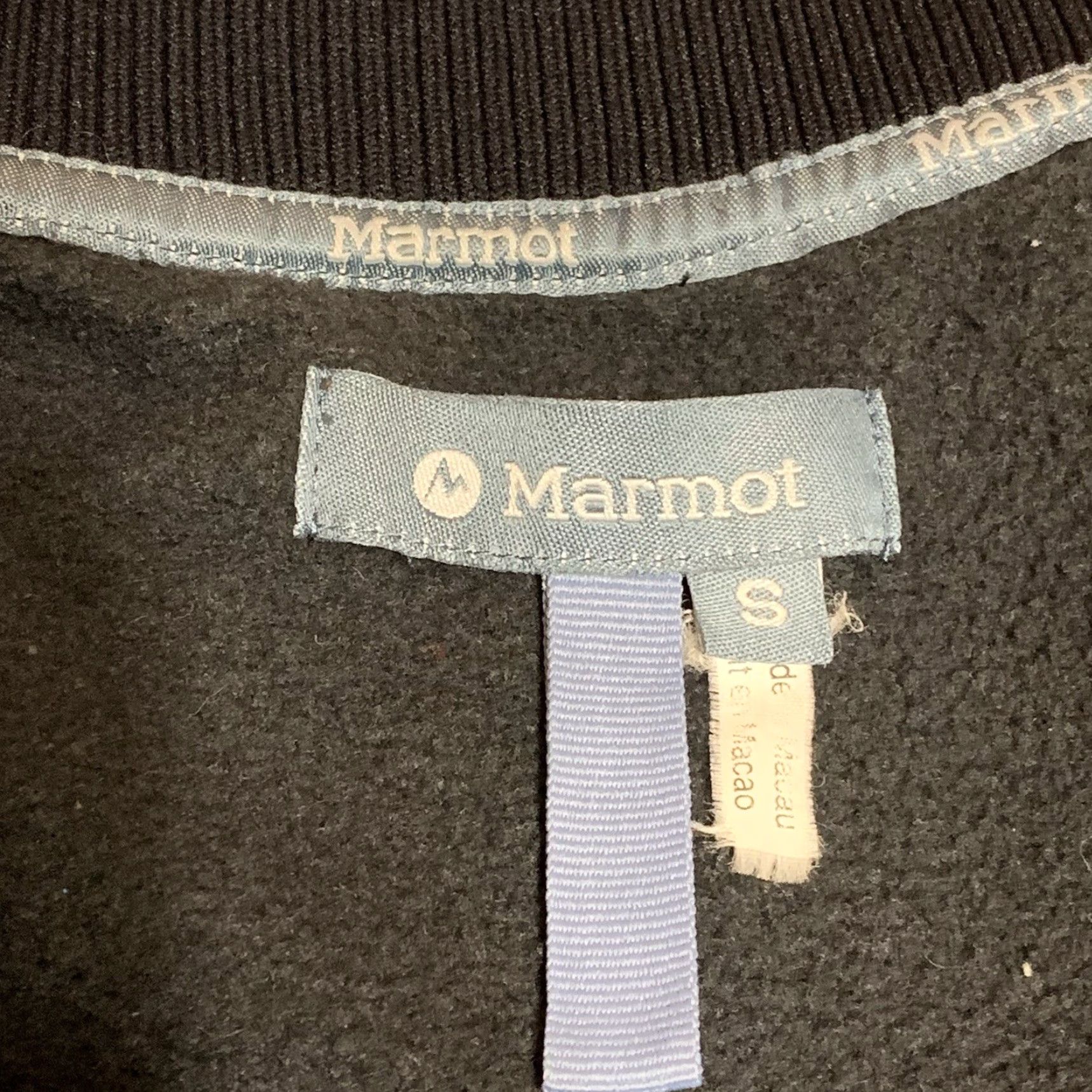 Marmot VINTAGE? No — Marmot Jacket Women S Black Full Zip Shirt? Size S / US 4 / IT 40 - 7 Thumbnail