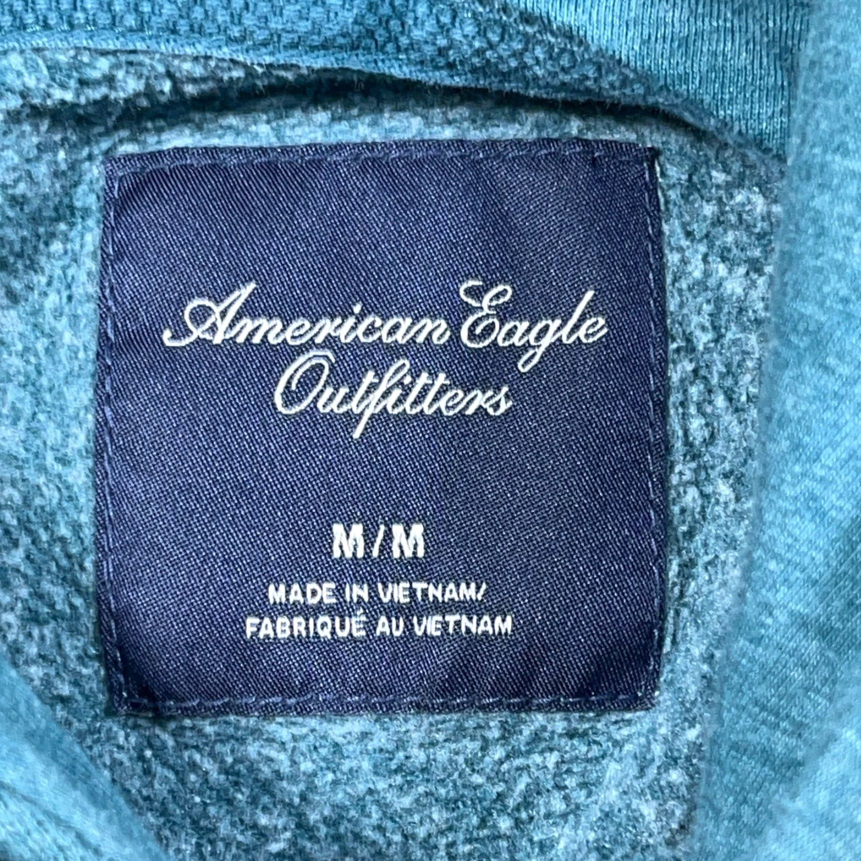 American Eagle Outfitters VINTAGE American Eagle Hoodie Women M Green Y2K AEO 2000s Spell Out Logo Pullover Hooded All Seasons Lined Pockets Modern Preppy Modern, 90s, 2000s? Size M / US 6-8 / IT 42-44 - 6 Thumbnail