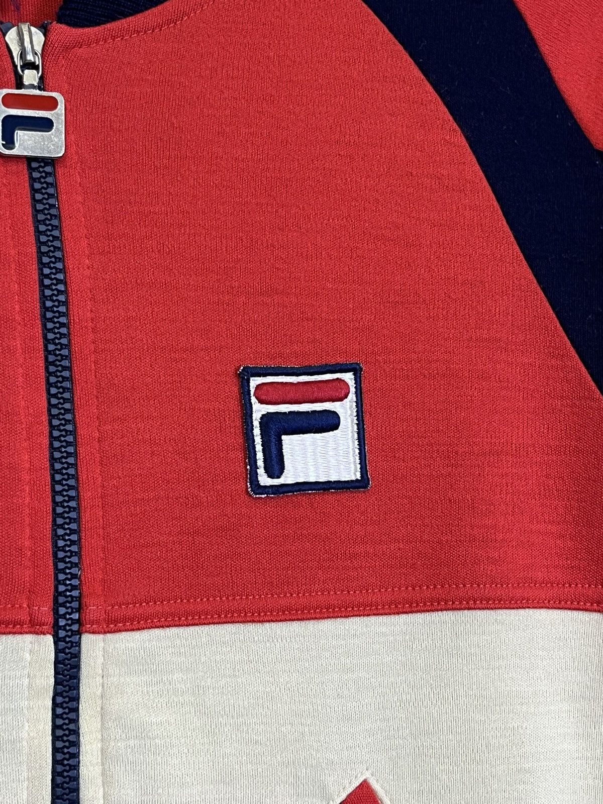 Fila RARE🔥VINTAGE 80s FILA ‘MAGLIFICIO BIELLESE’ TRACK TOP Size US S / EU 44-46 / 1 - 7 Thumbnail
