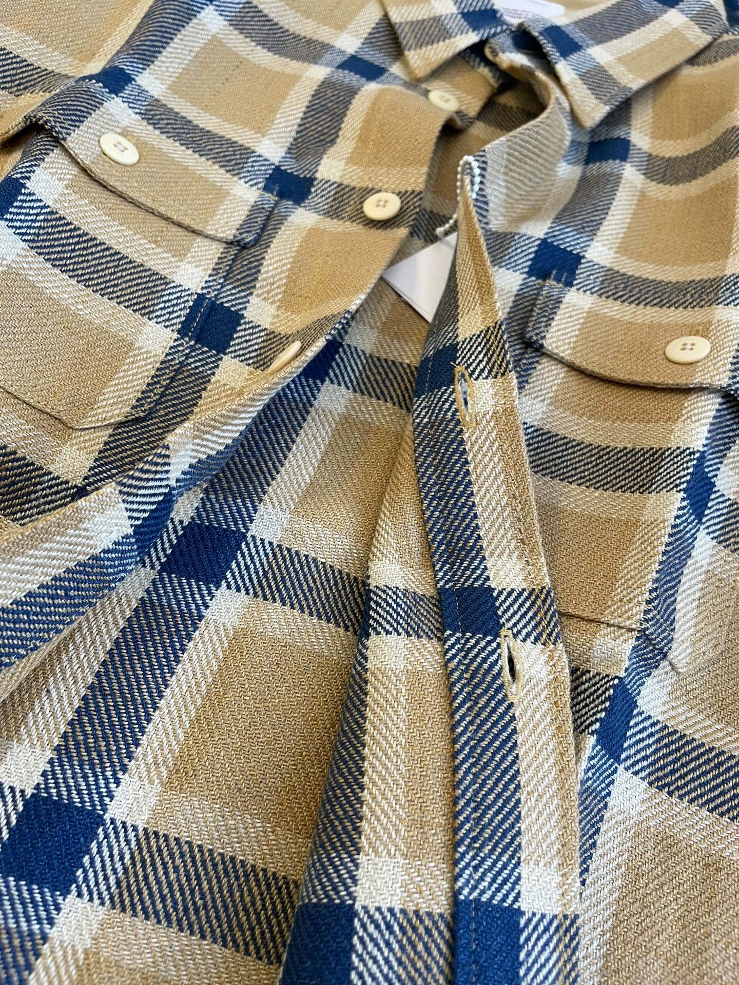 Visvim VISVIM 23AW LUMBER L/S Plaid Shirt Beige Size 2 NEW Size US M / EU 48-50 / 2 - 8 Thumbnail