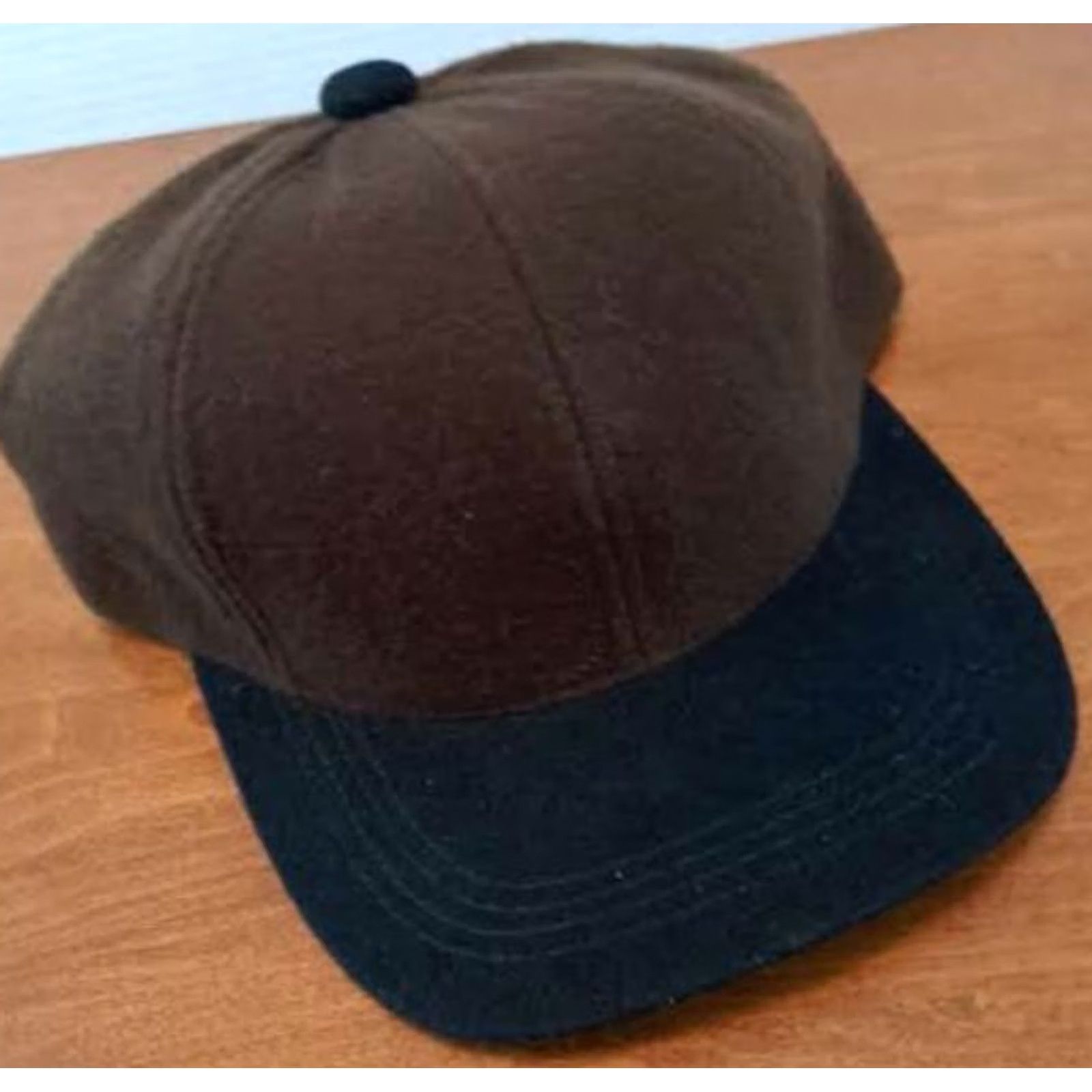 Vintage VINTAGE Cap America Hat Mens Adjustable Brown Blank USA Made with size Strap Size ONE SIZE - 2 Thumbnail