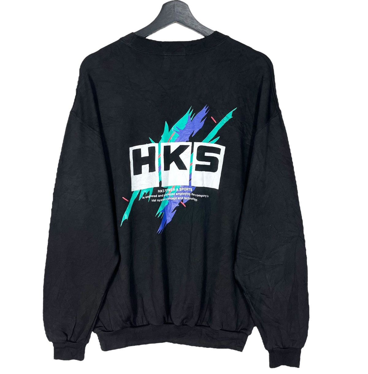 Vintage Vintage HKS Sweatshirt Size US M / EU 48-50 / 2 - 1 Thumbnail