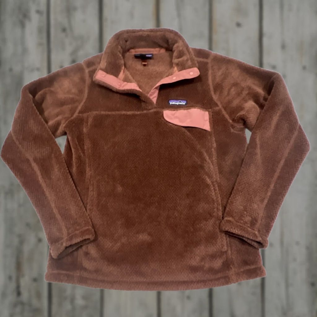Patagonia Patagonia Sweater Womens Small Brown Fleece Snap Retool Classic Nature Outdoor Polartec Pocket Size S / US 4 / IT 40 - 1 Thumbnail