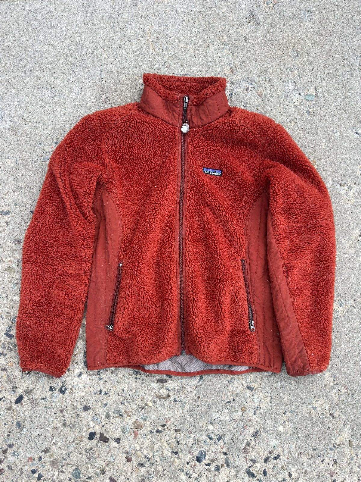 Patagonia Red/burnt orange patigonia fleece jacket Size L / US 10 / IT 46 - 1 Thumbnail