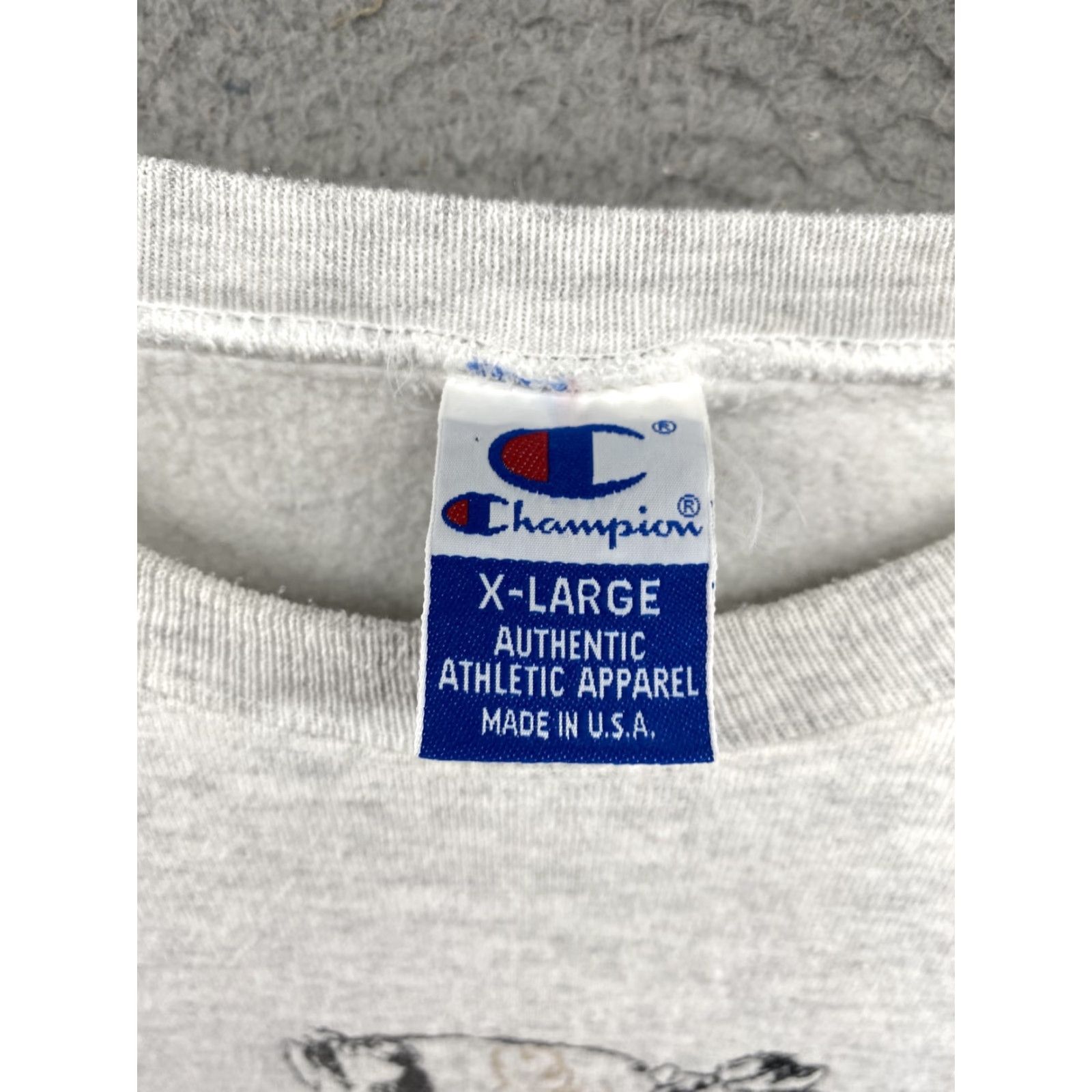 Champion VINTAGE Champion Sweatshirt Golf USA Made Wisconsin Embroidered Logo Crew Neck Long Sleeve XL Gray Men Size US XL / EU 56 / 4 - 3 Thumbnail