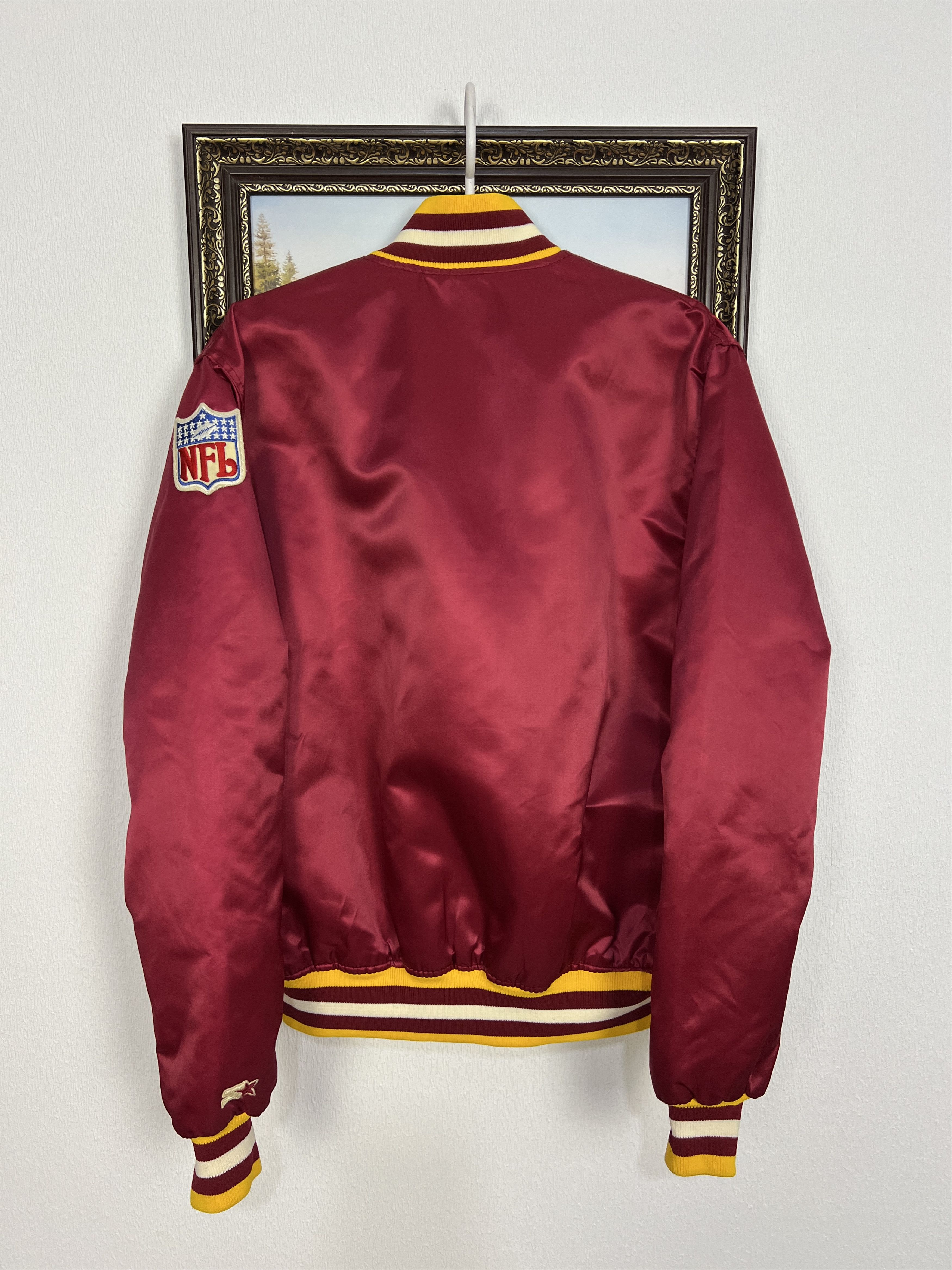 Starter Vintage 90's Washington Redskins Satin Bomber Jacket NFL Size US L / EU 52-54 / 3 - 7 Thumbnail
