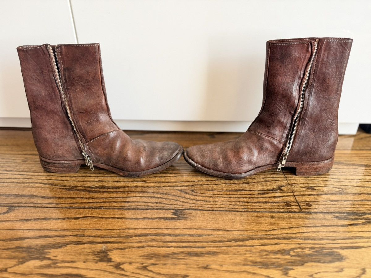 Carol Christian Poell Carol Christian Poell Side-Zip Boots - “Oxblood” Size US 7 / EU 40 - 2 Thumbnail