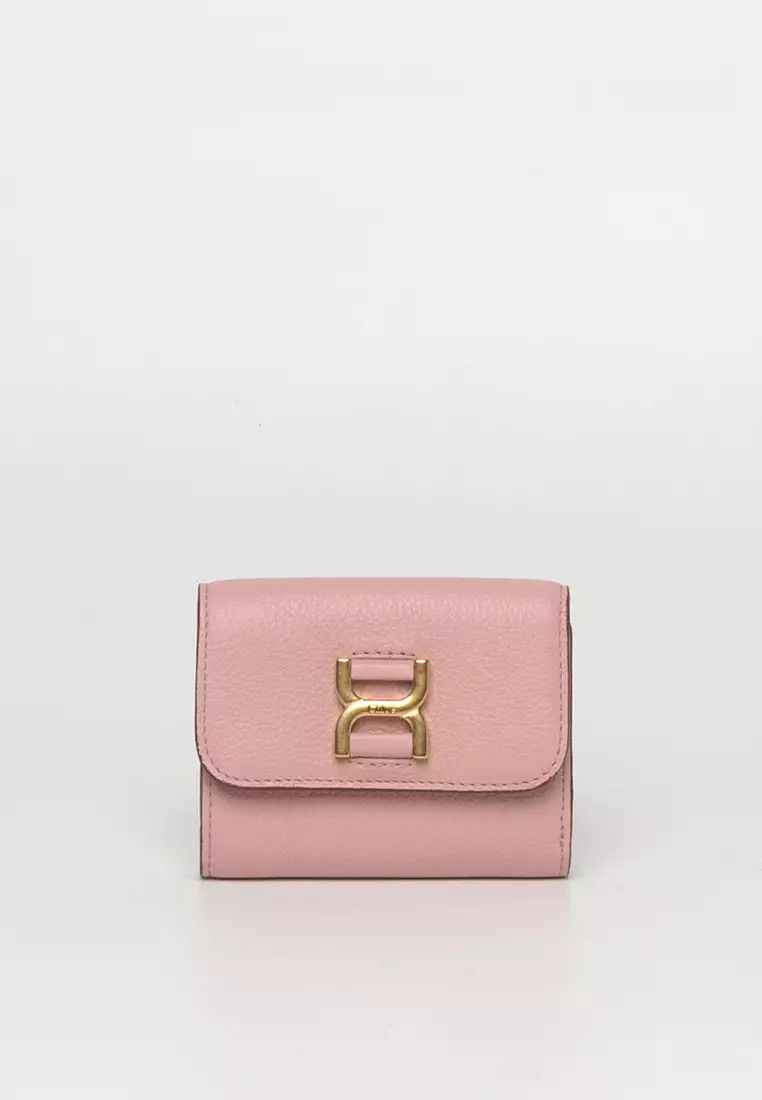 Chloe oc11z0625 Size: OS / Marcie Tri-Fold Wallet in Pink Size ONE SIZE - 1 Preview