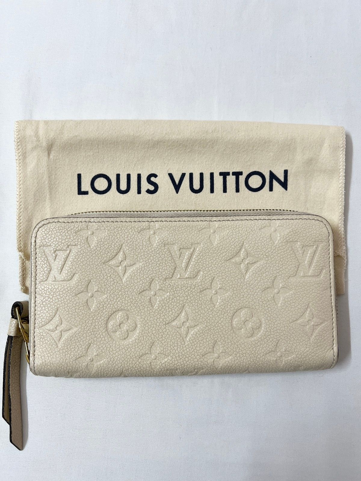 LOUIS VUITTON Folded long wallet M61818 3 cult credit monogram no