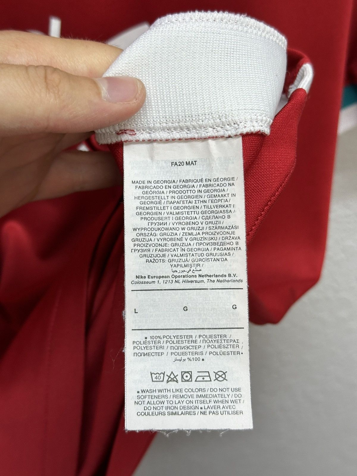 Vintage Nike Liverpool 2020 2021 Home Football Shirt Soccer Jersey Size US L / EU 52-54 / 3 - 7 Thumbnail