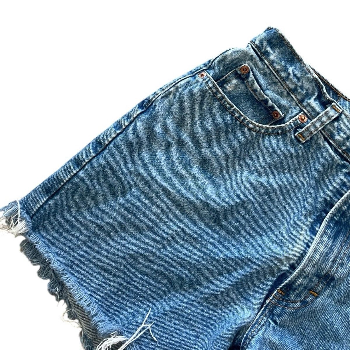 Jordache Jordache Denim Midi High Rise Jean Shorts Size 29" - 4 Thumbnail