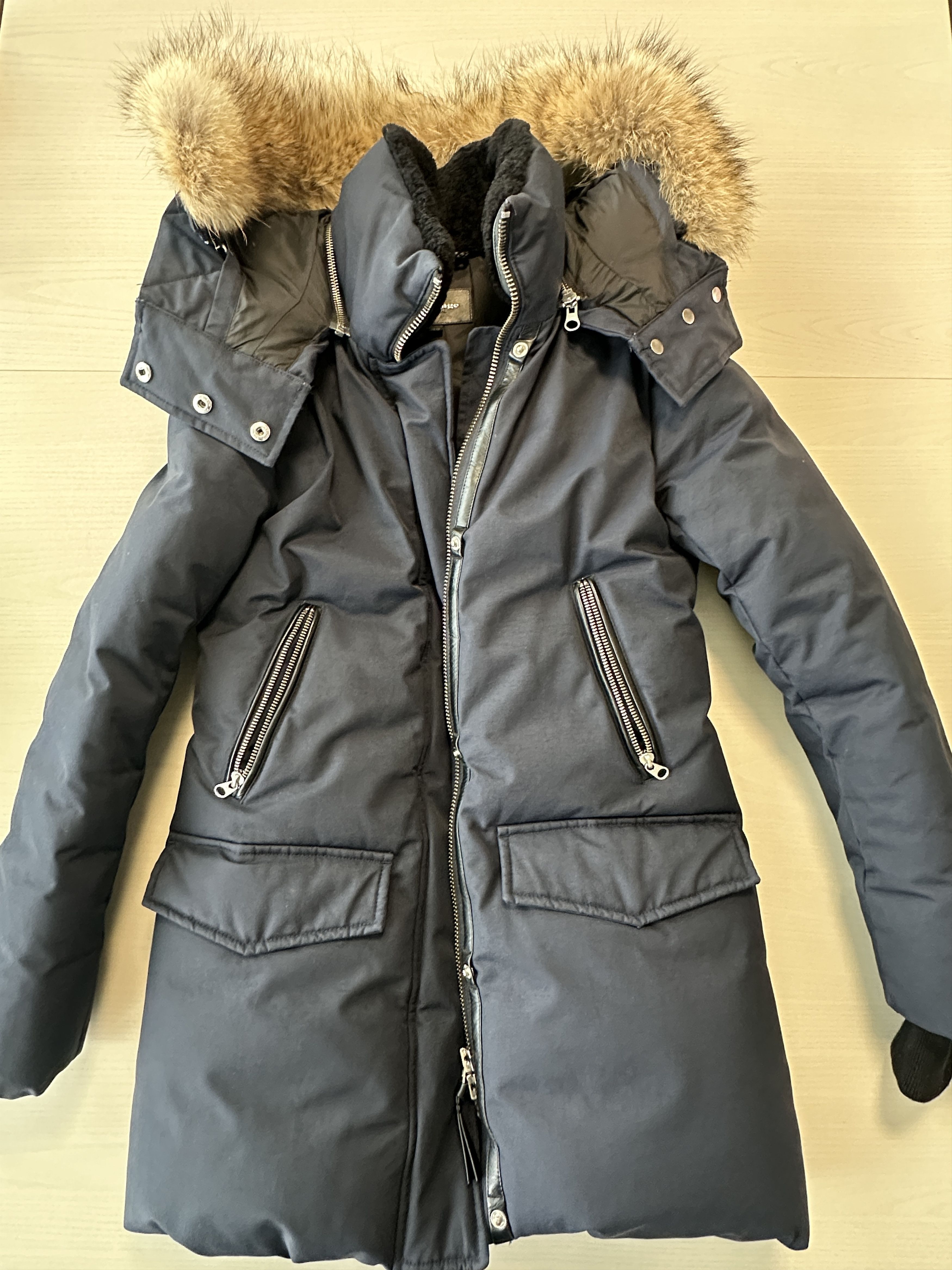 Mackage MACKAGE JULIANN PUFFER DOWN COAT JACKET NAVY XS Size XS / US 0-2 / IT 36-38 - 1 Thumbnail