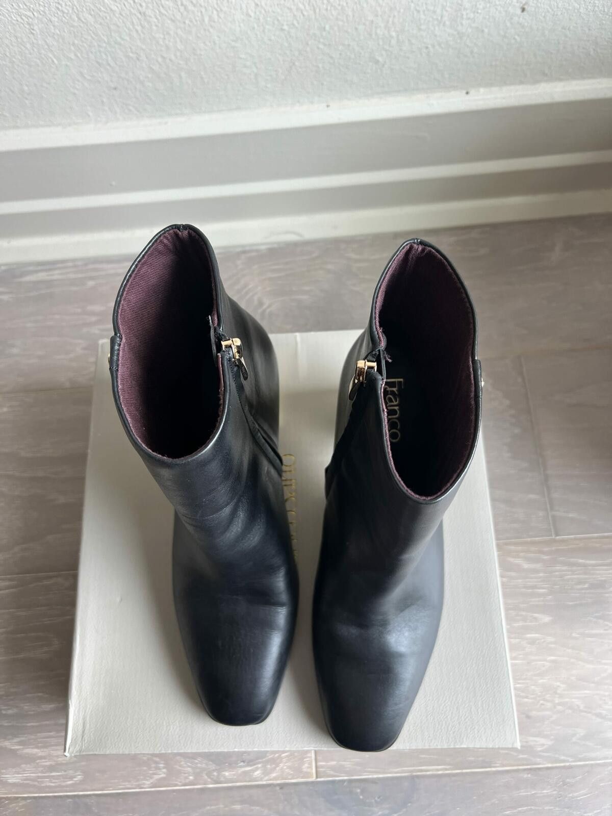 Other Franco Sarto Leather Tiera Booties - 9.5 - Black Size US 9.5 / IT 39.5 - 7 Thumbnail