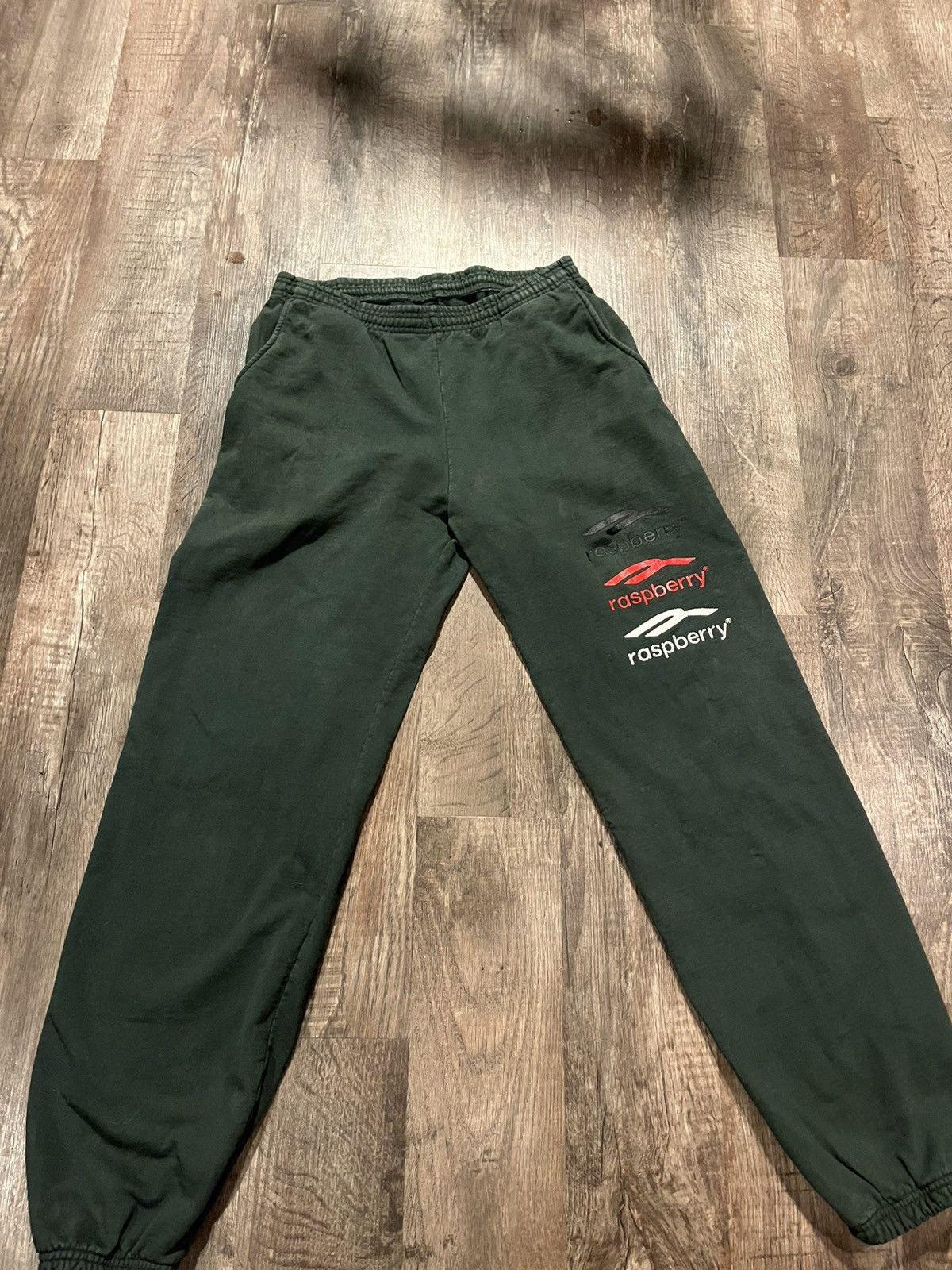 GVGallery Green Triple Logo Sweatpants