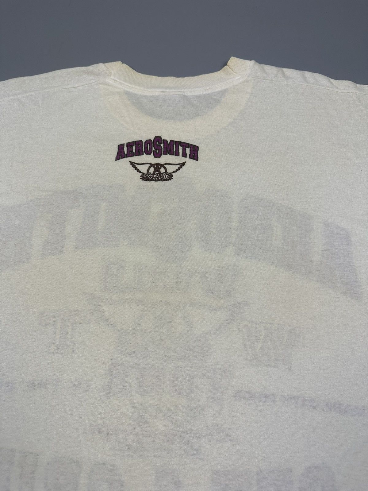 Band Tees × Vintage Vintage Aerosmith World Tour 1993 Band Tees Size US L / EU 52-54 / 3 - 6 Thumbnail