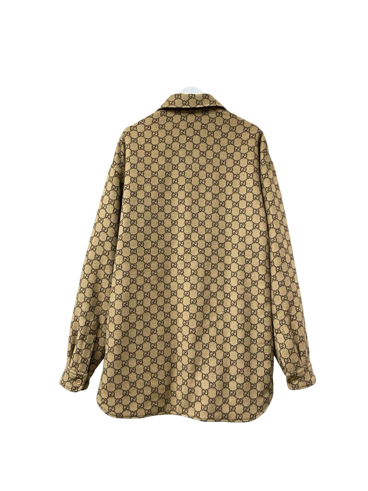 Gucci Gucci GG canvas cotton-blend overshirt Size US S / EU 44-46 / 1 - 2 Thumbnail
