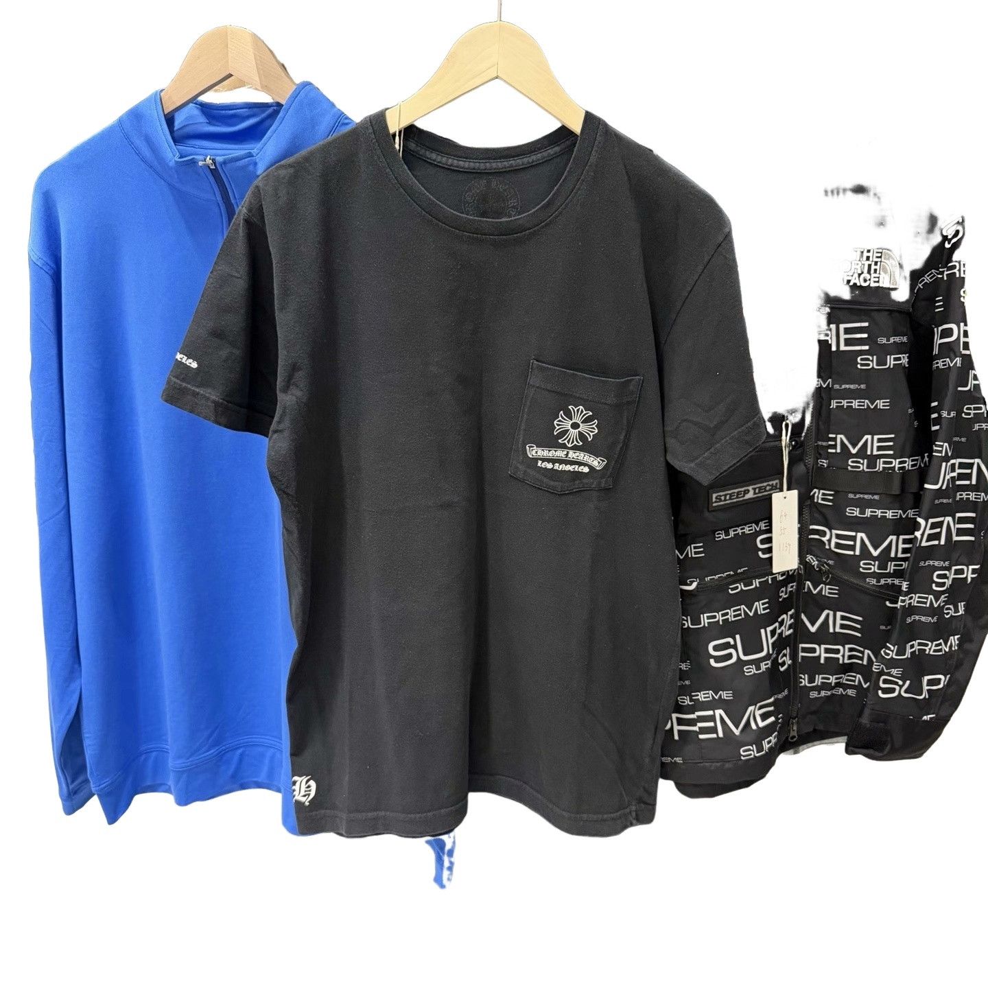 Chrome Hearts Chrome Hearts Cross Graphic Pocket T-Shirt Size L Size US L / EU 52-54 / 3 - 1 Thumbnail