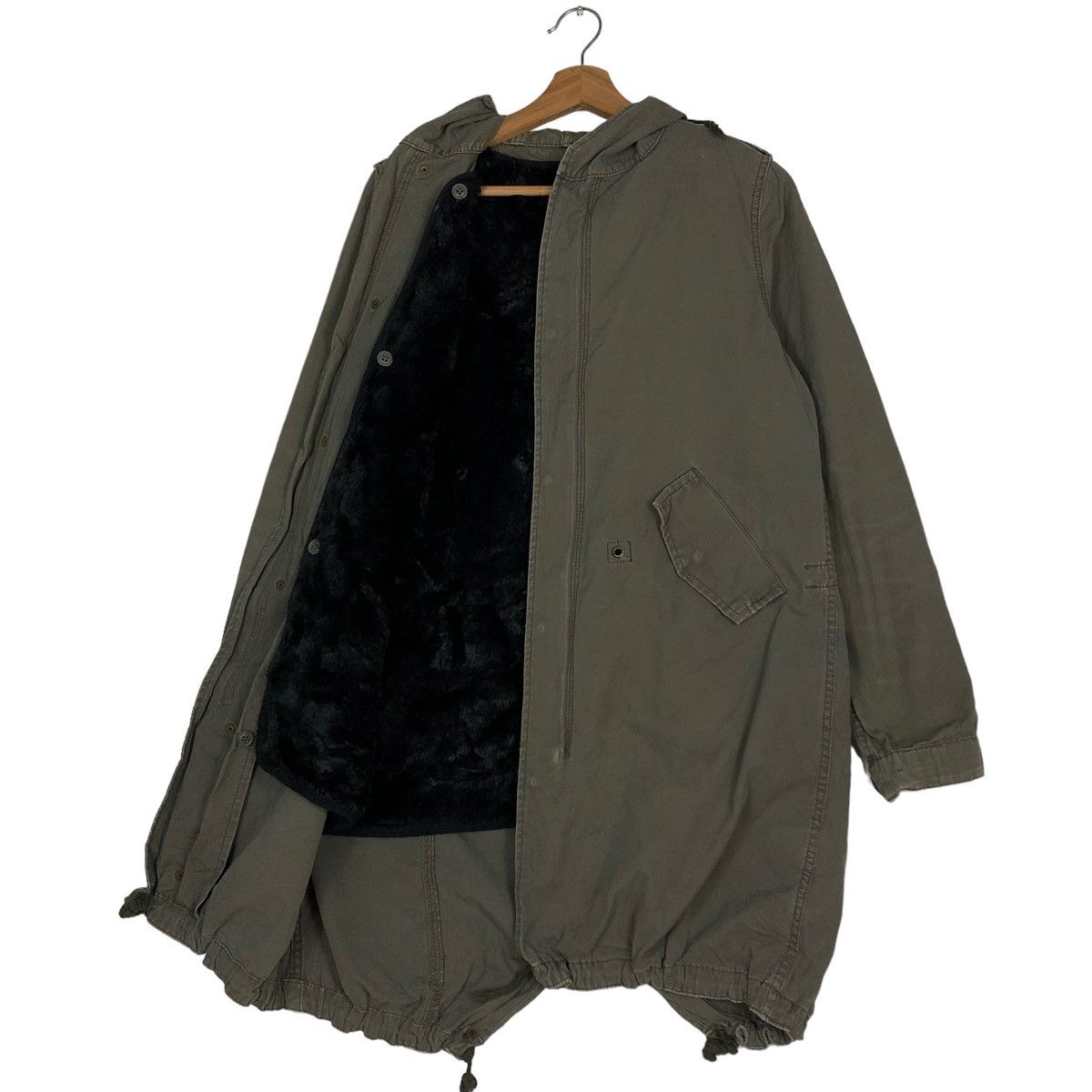 Alpha Industries 🔥VINTAGE PARKA JACKET ALPHA INDUSTRIES MINK FUR BLANKET USA Size US M / EU 48-50 / 2 - 12 Thumbnail