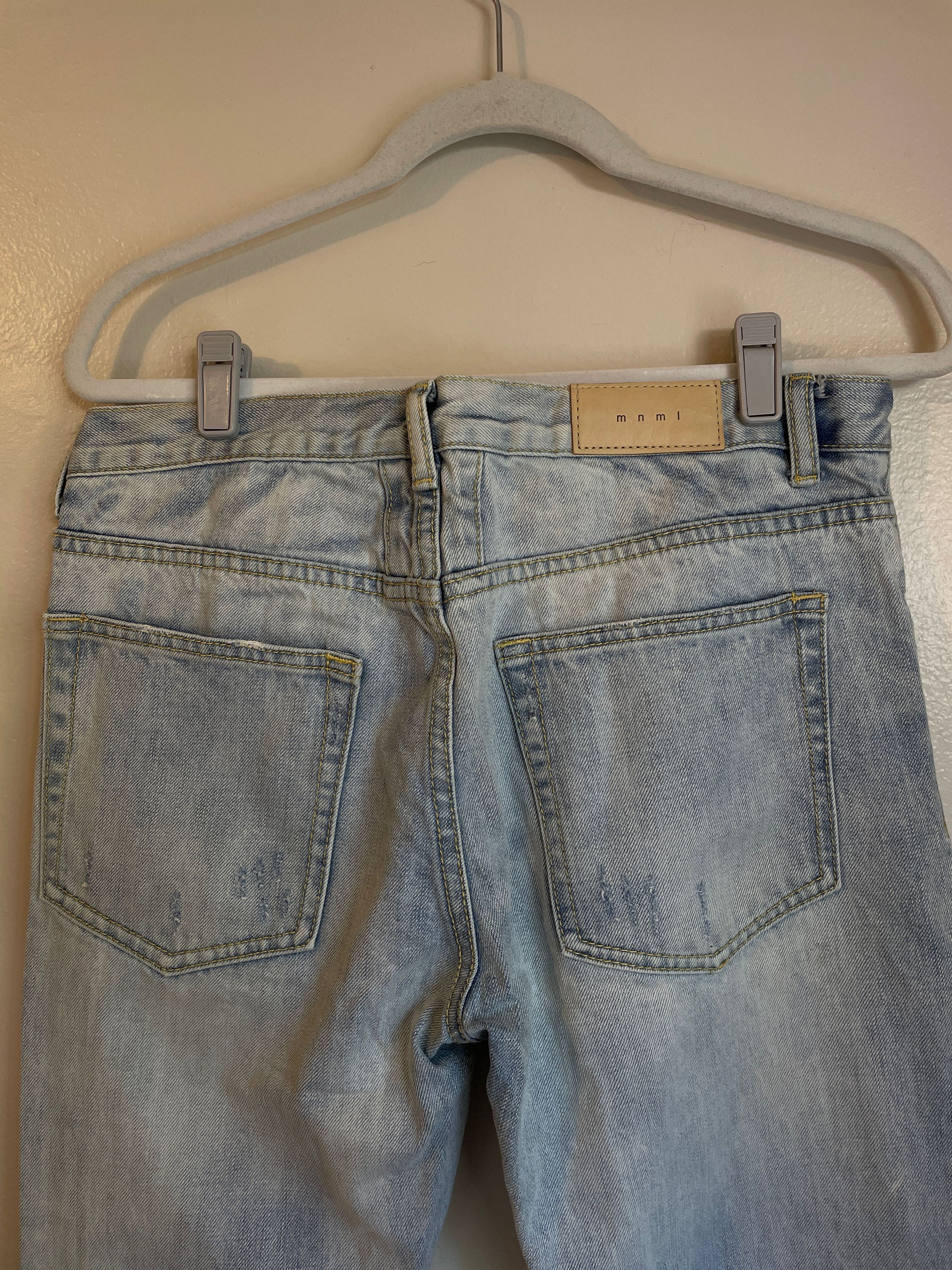 MNML MNML motorcycle biker Jeans Size US 32 / EU 48 - 8 Thumbnail