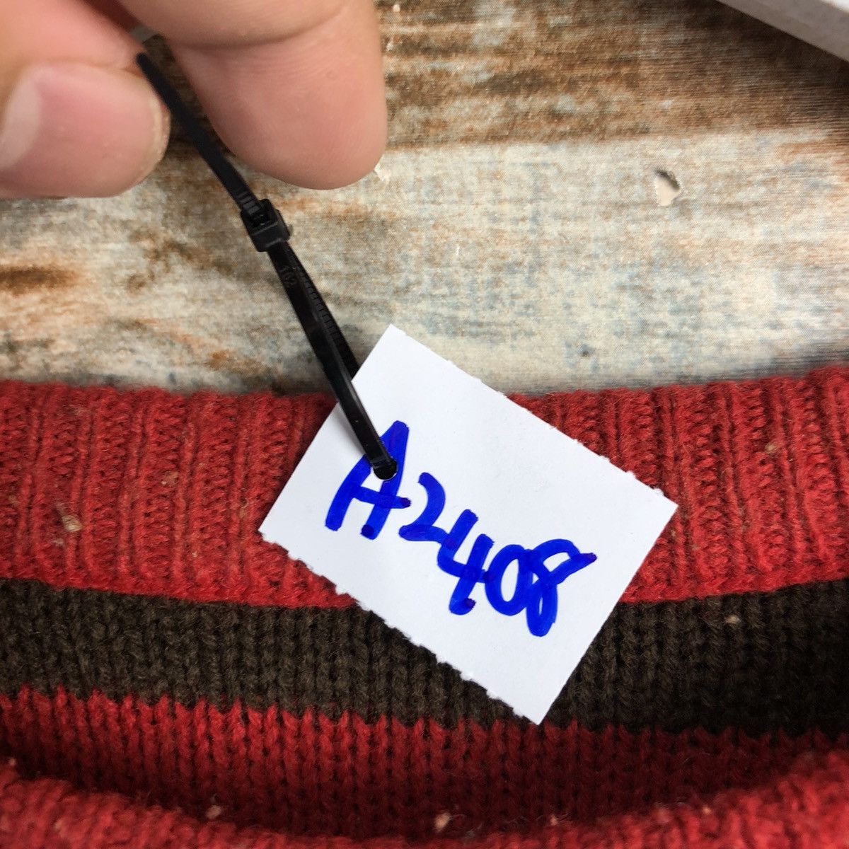 Homespun Knitwear Japanese Brand stripe vintage Red Knitwear #A2408 Size US S / EU 44-46 / 1 - 10 Thumbnail
