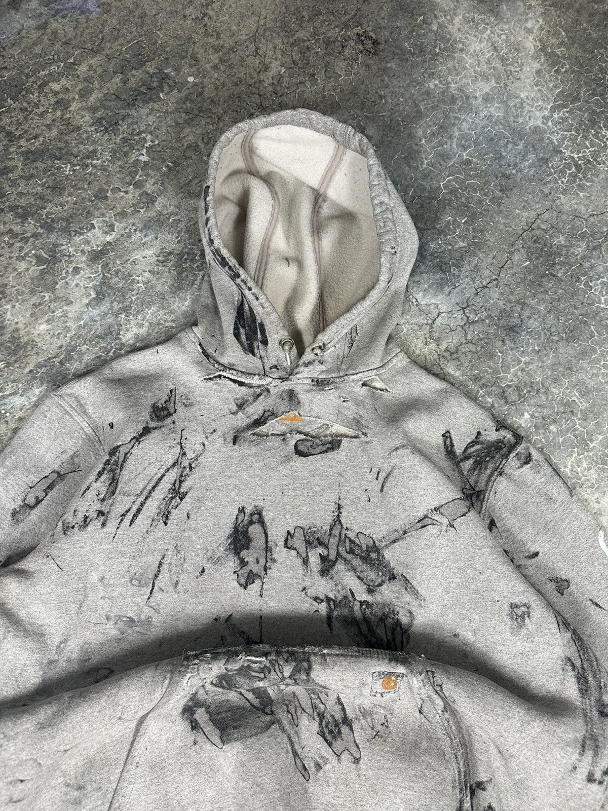 Carhartt × Vintage Vintage Carhartt Painter Hoodie Size US XL / EU 56 / 4 - 3 Thumbnail