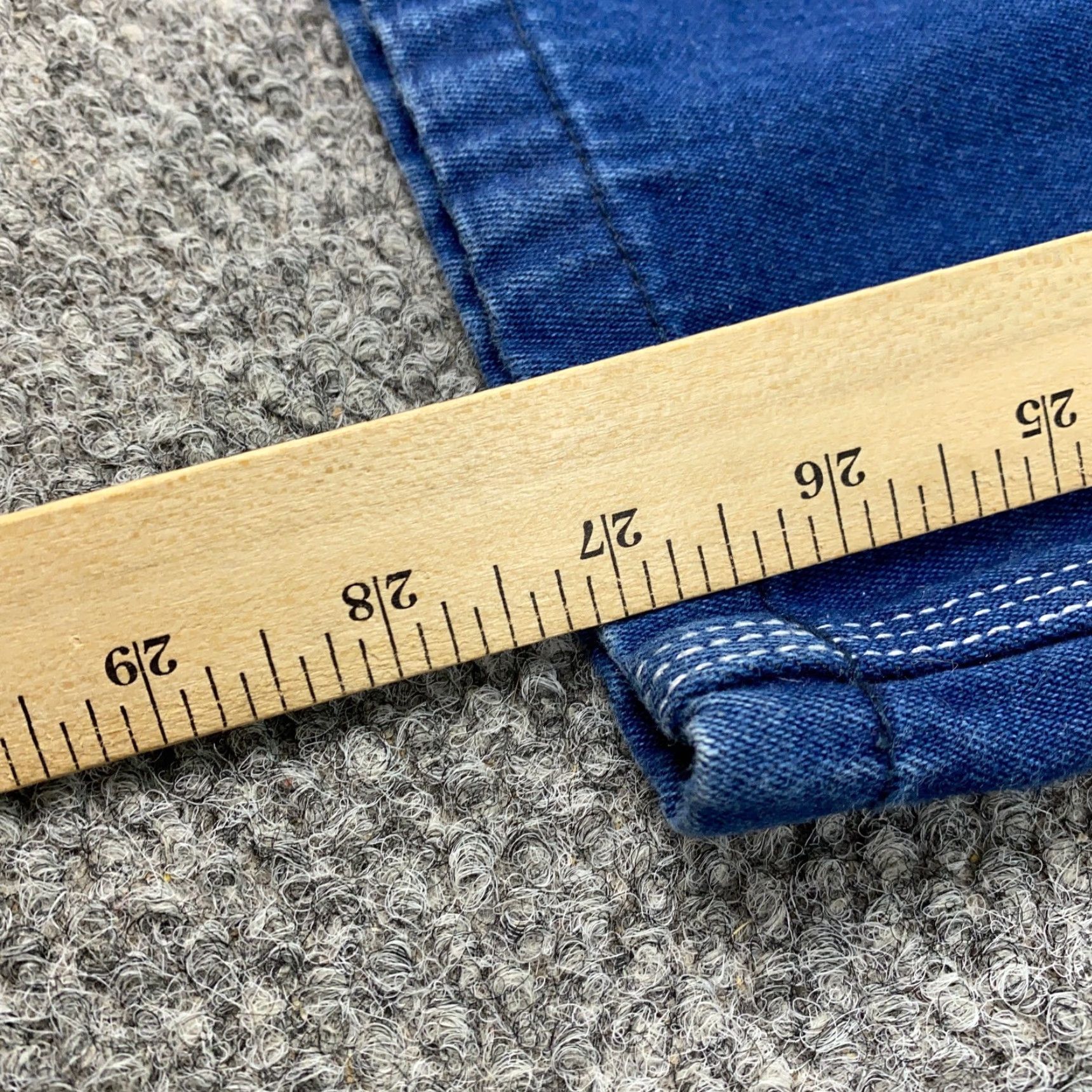 Vintage VINTAGE Liberty Denim Overalls Jeans 42x30 Men Blue 5-Pocket USA 90s Mens Regular Cotton denim workwear Size US 42 / EU 58 - 7 Thumbnail