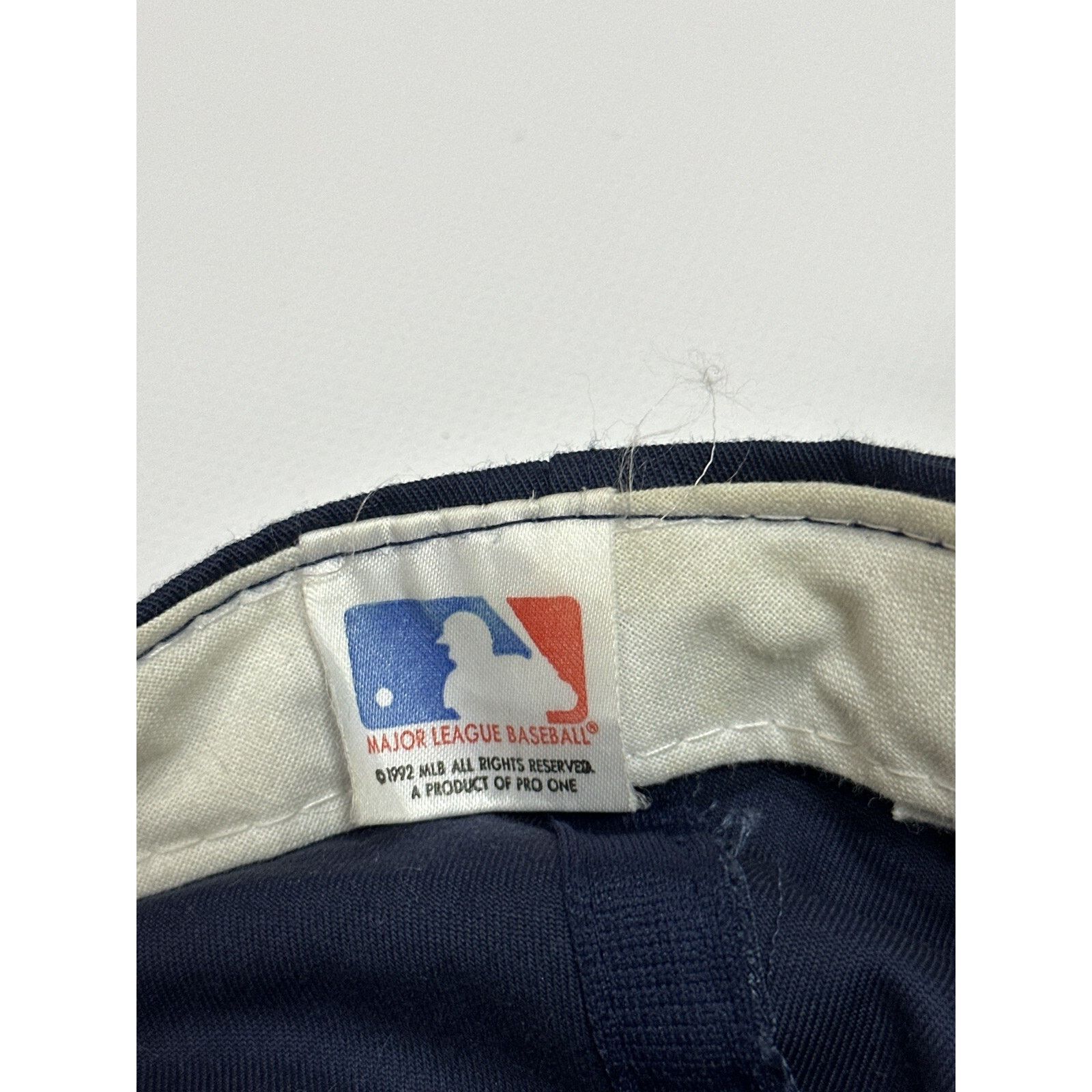 Vintage Vintage 1992 New York Yankees Baseball Men’s Navy Blue Cap Size ONE SIZE - 3 Thumbnail