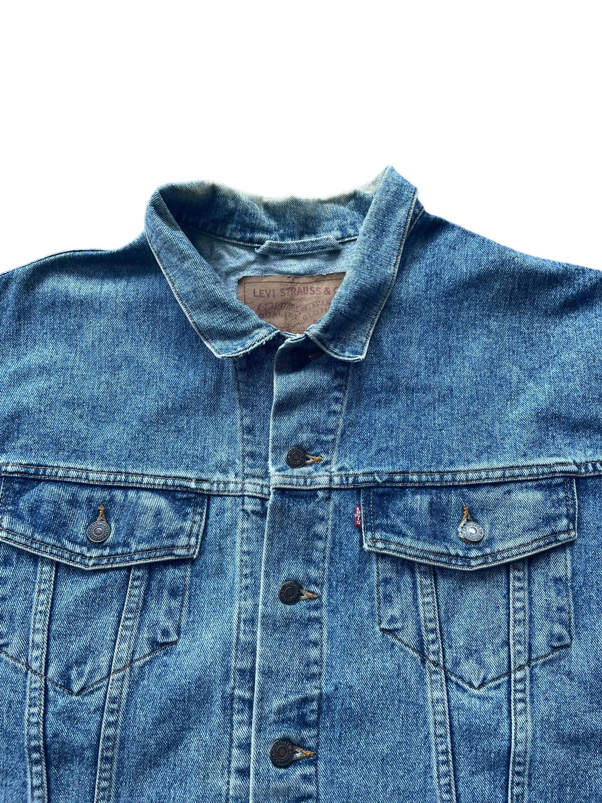 Levi's Vintage 1993 Levis 73598 Denim Jacket Size US XXL / EU 58 / 5 - 7 Thumbnail