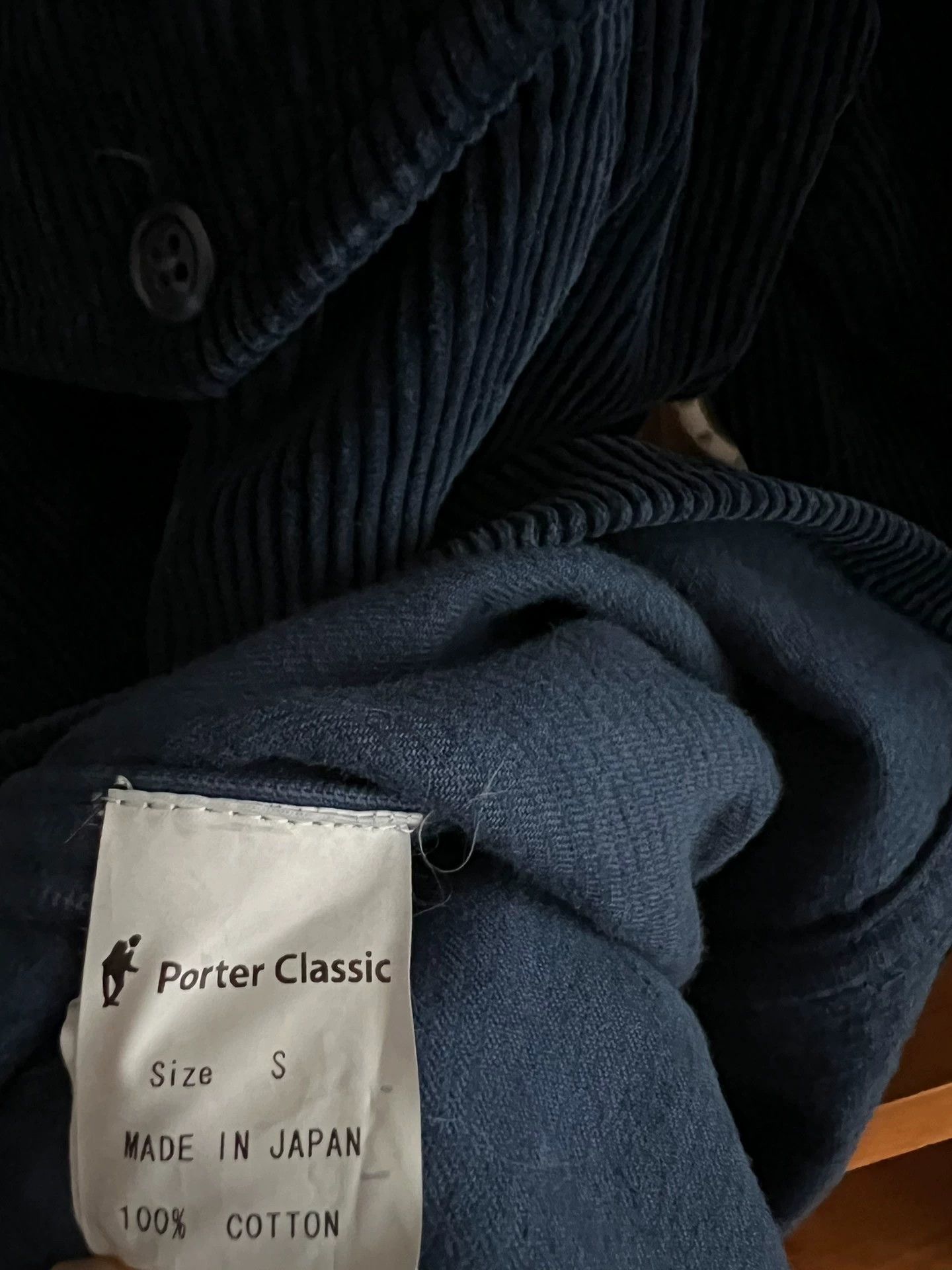 Porter Classic Porter Classic 2012AW Indigo Corduroy Hunting Jacket S Size US S / EU 44-46 / 1 - 8 Thumbnail
