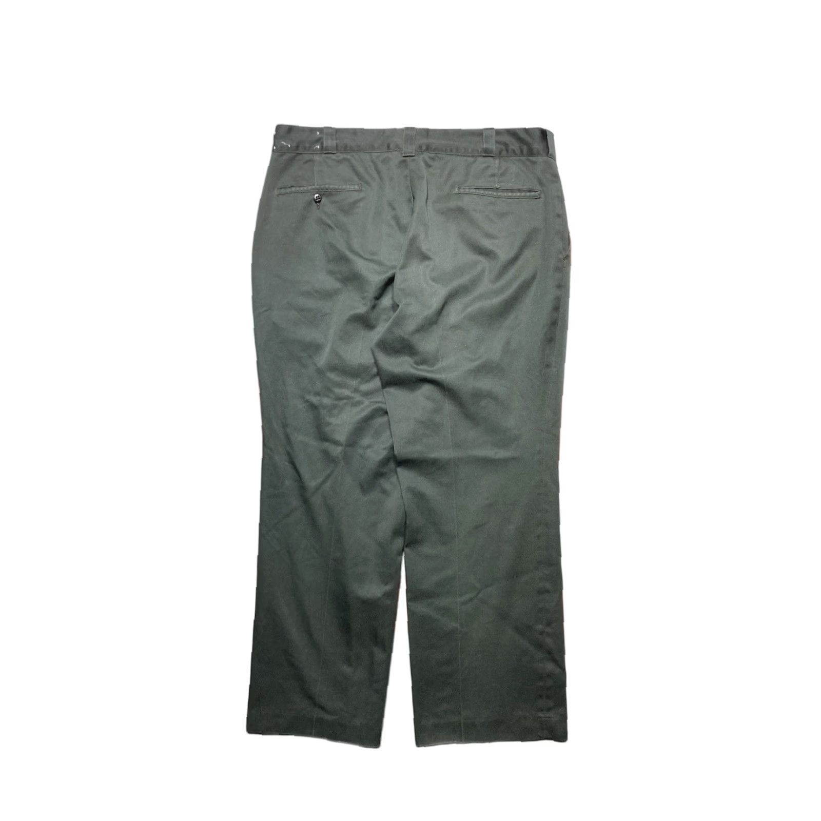 Vintage VINTAGE Big Mac Work Pants Chino Twill Dark Green 37x28 Mens Pants 70s Workwear Size US 37 - 1 Thumbnail