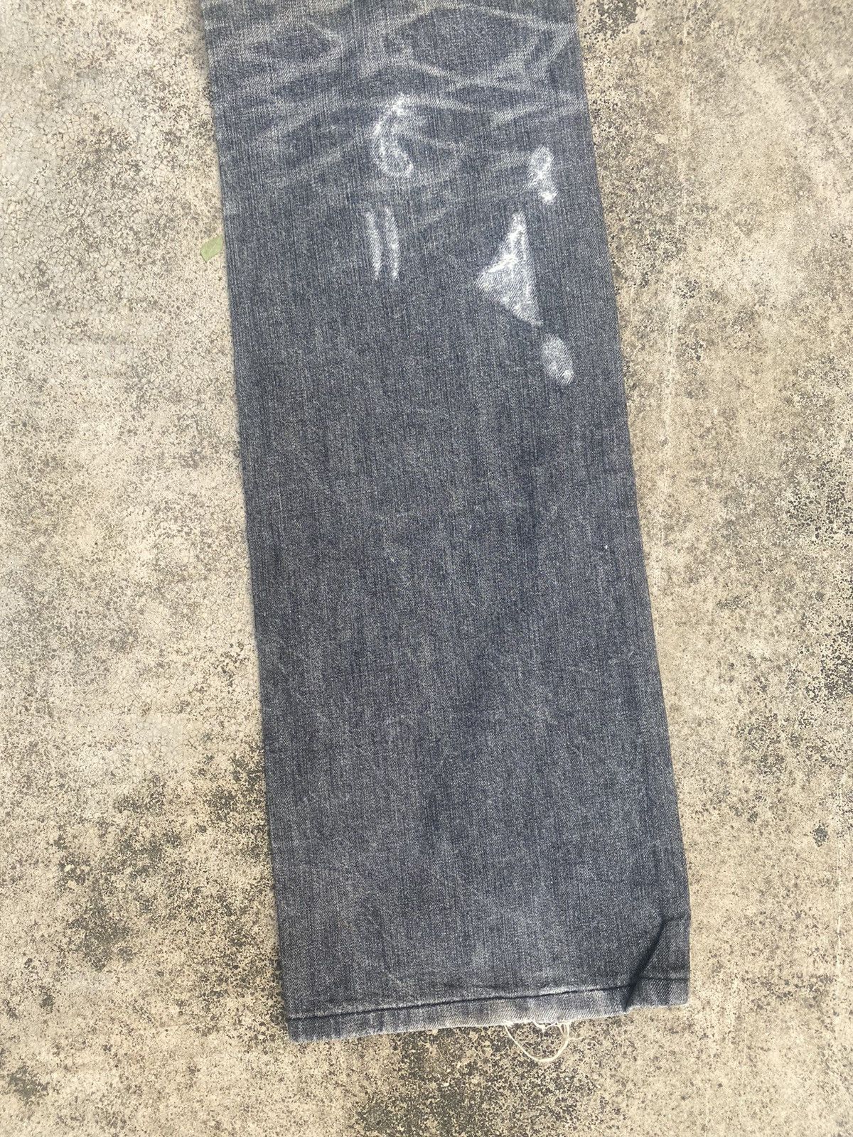 Japanese Brand × Le Grande Bleu (L.G.B.) Flare Jeans MkHomme Distressed Bootcut Size US 30 / EU 46 - 17 Thumbnail