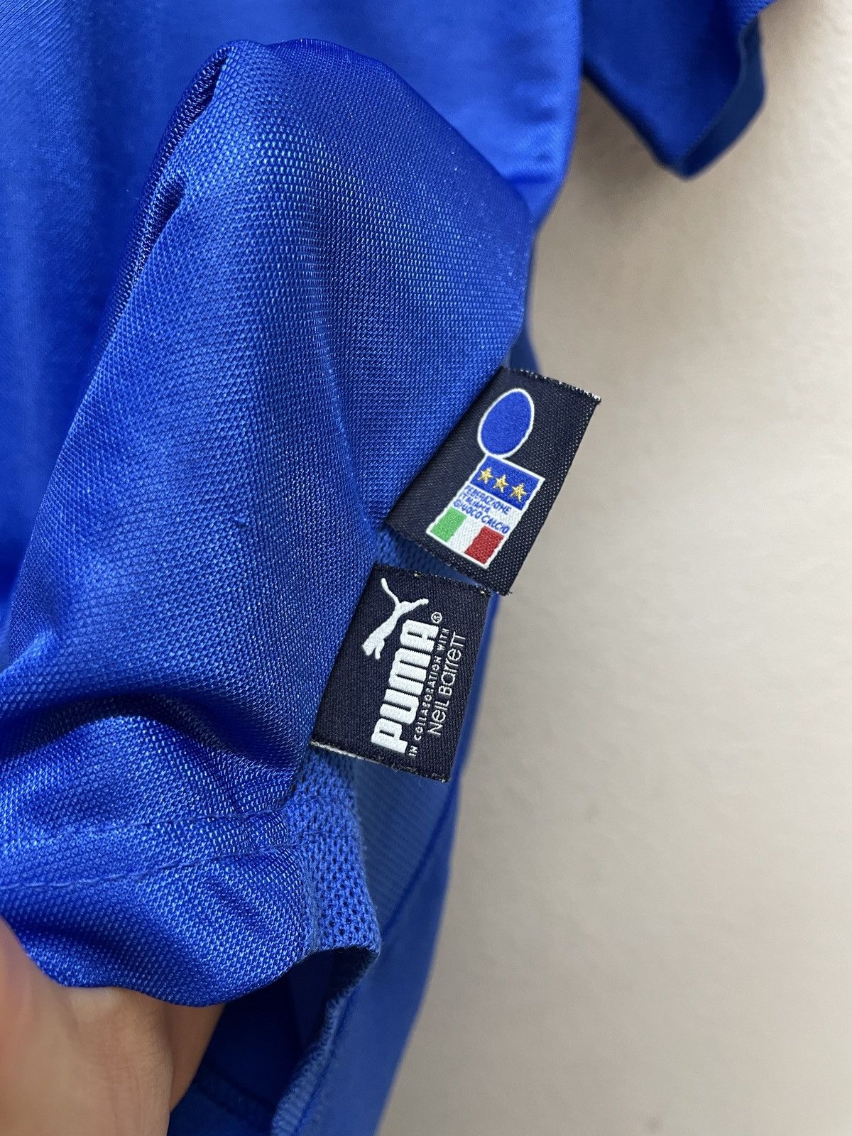 Puma Vintage Y2K Puma Italia Tee 00s Blockcore Soccer Jersey Size US XL / EU 56 / 4 - 8 Thumbnail
