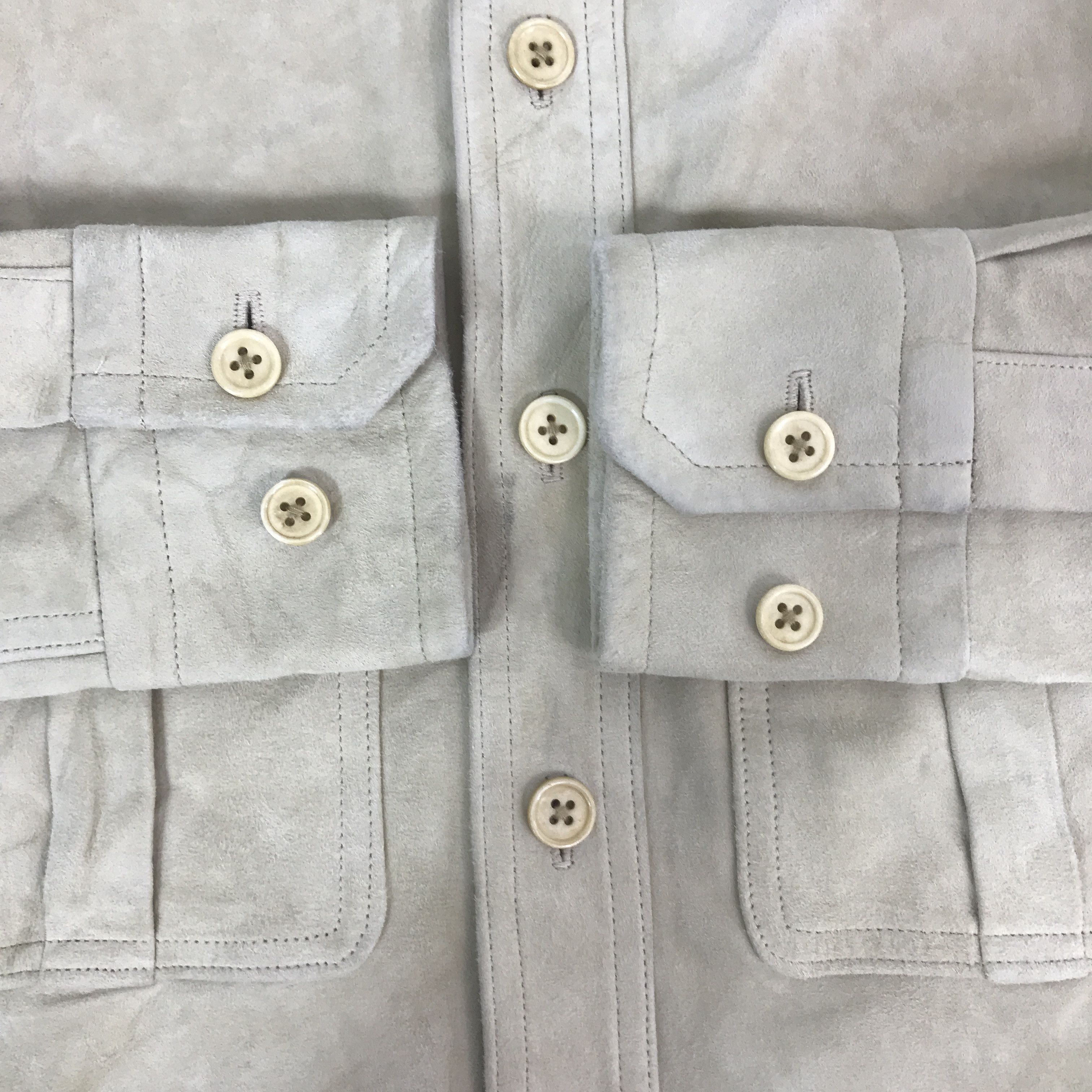 Ralph Lauren RALPH LAUREN POLO LEATHER BUTTON T-SHIRT Size US M / EU 48-50 / 2 - 7 Thumbnail