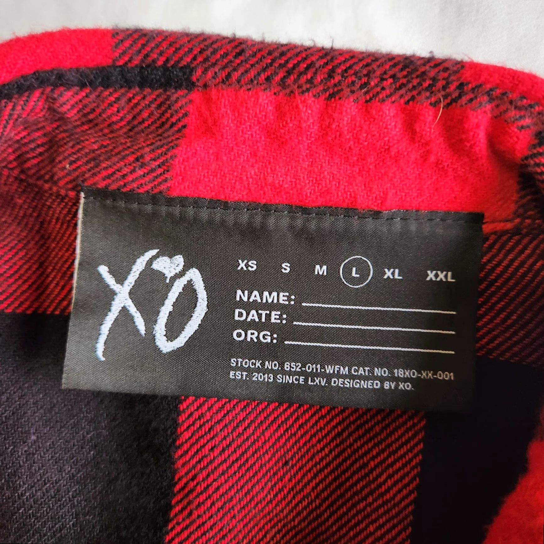 Vintage VINTAGE The Weeknd XO Till We Overdose Rare Hip Hop Merch Flannel Shirt L Red Black Cotton Polyester Button-Up Men XS-XL Size US L / EU 52-54 / 3 - 6 Thumbnail