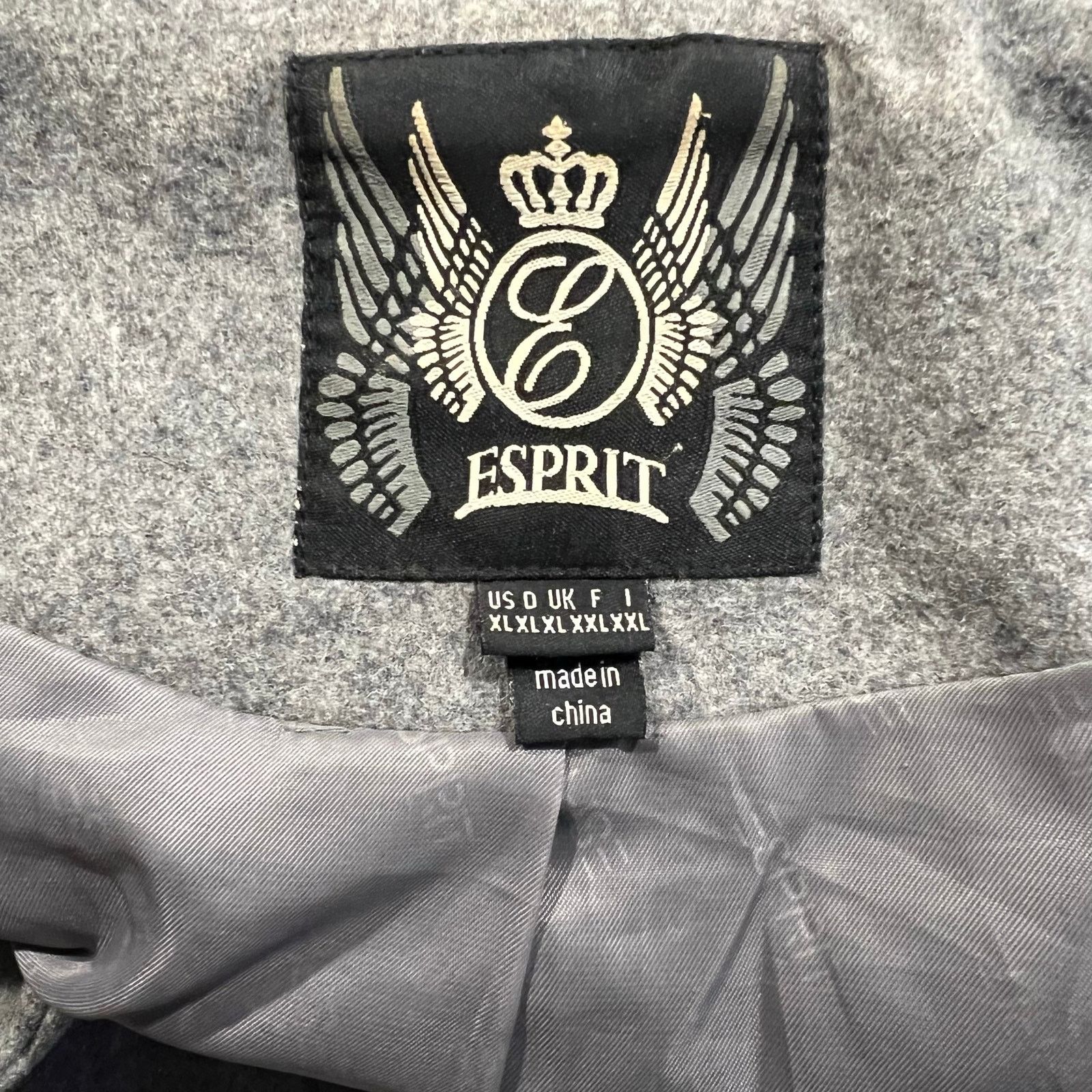 Esprit Esprit Women's Gray Wool Blend Coat Size XL Size XL / US 12-14 / IT 48-50 - 7 Thumbnail