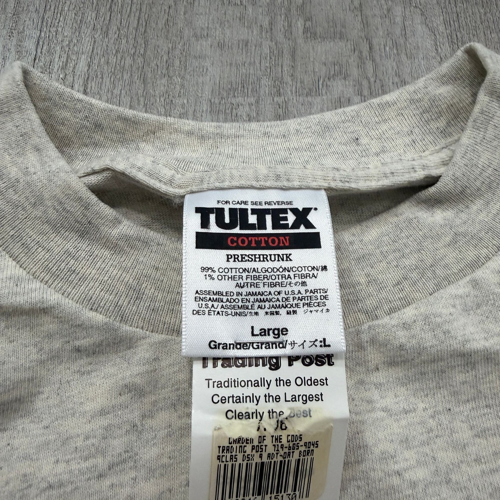 Vintage Vintage Born To Hunt Forced to Work Shirt Large Gray 90s Size US L / EU 52-54 / 3 - 5 Thumbnail
