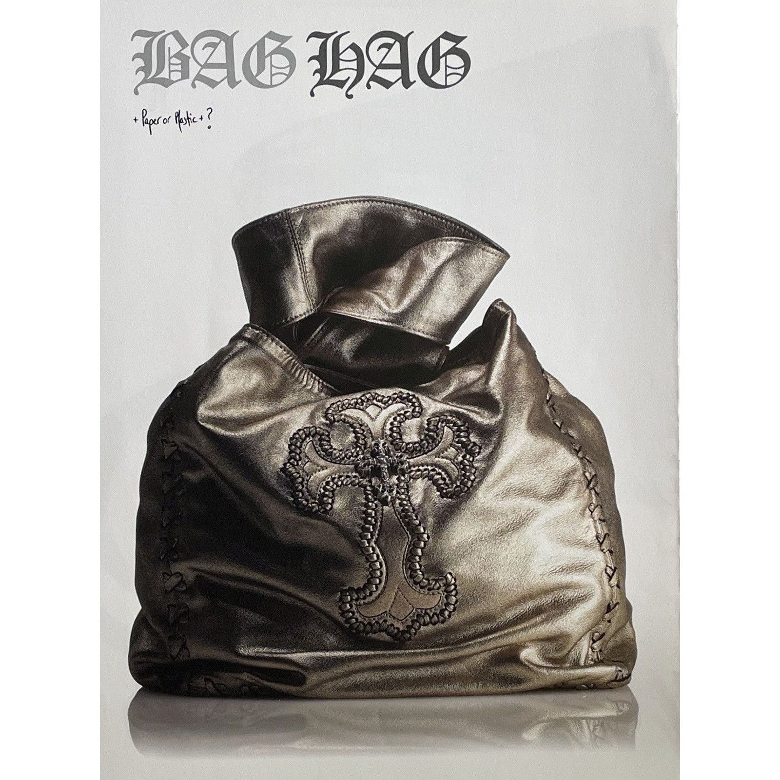 Chrome Hearts × Vintage Chrome Hearts handbag photo Poster framed 9x11 Size ONE SIZE - 2 Thumbnail