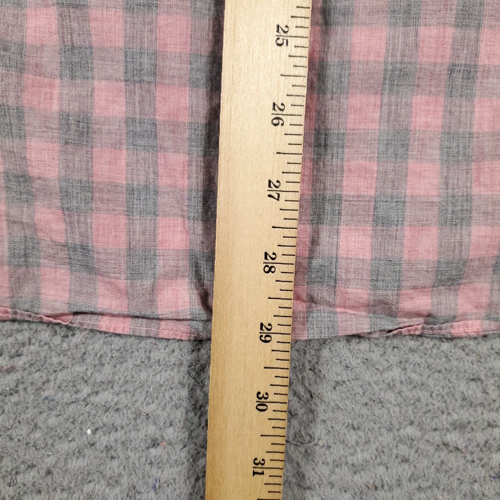 Bonobos Bonobos Shirt Mens Large Pink Gray Check Button-Up Long Sleeve Casual Professional Business Dress Size US L / EU 52-54 / 3 - 4 Thumbnail