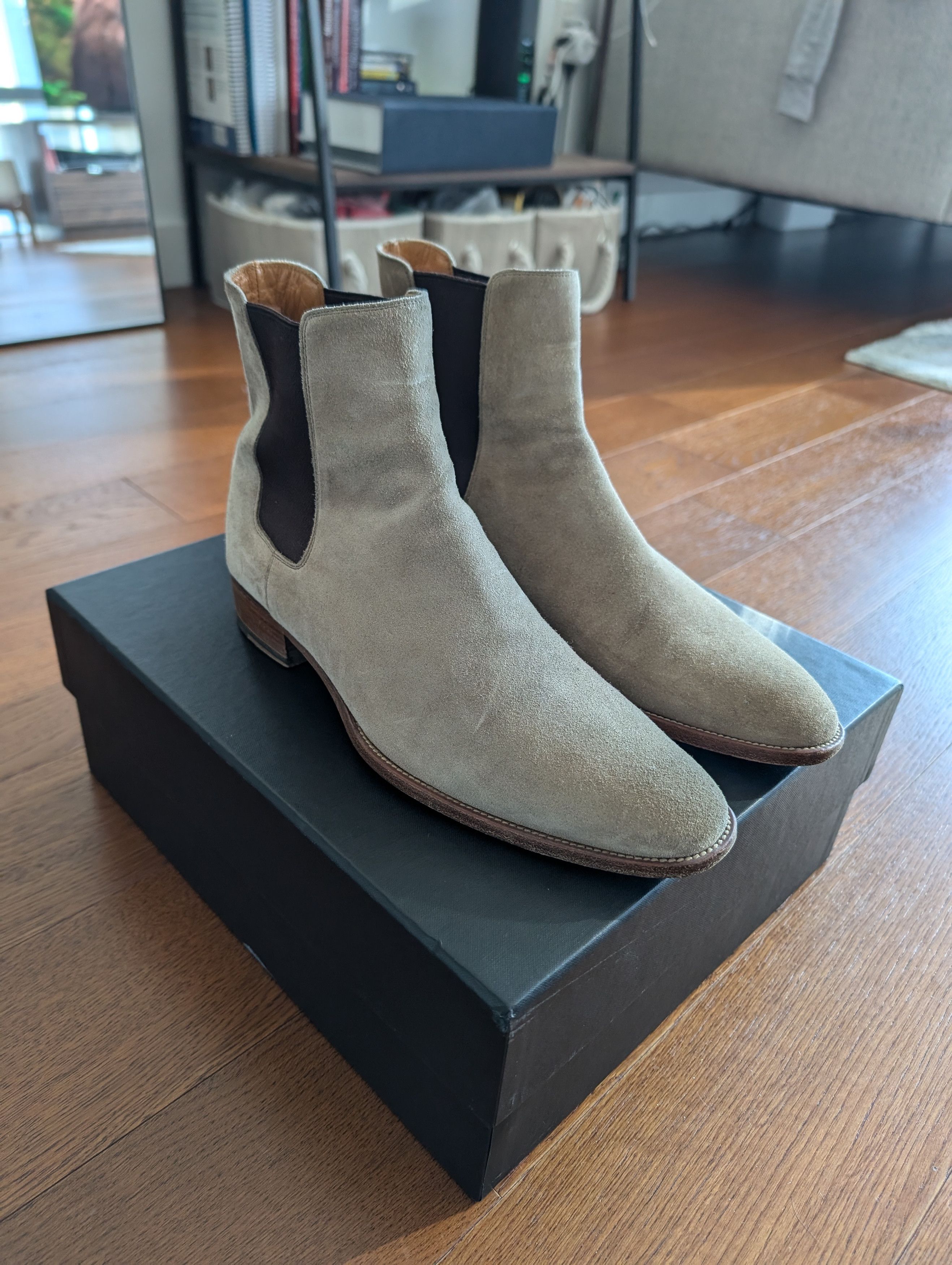 Saint Laurent Paris Saint Laurent Paris Wyatt Chelsea Boots 30 Sigaro Tan 42 9US Size US 9 / EU 42 - 6 Thumbnail