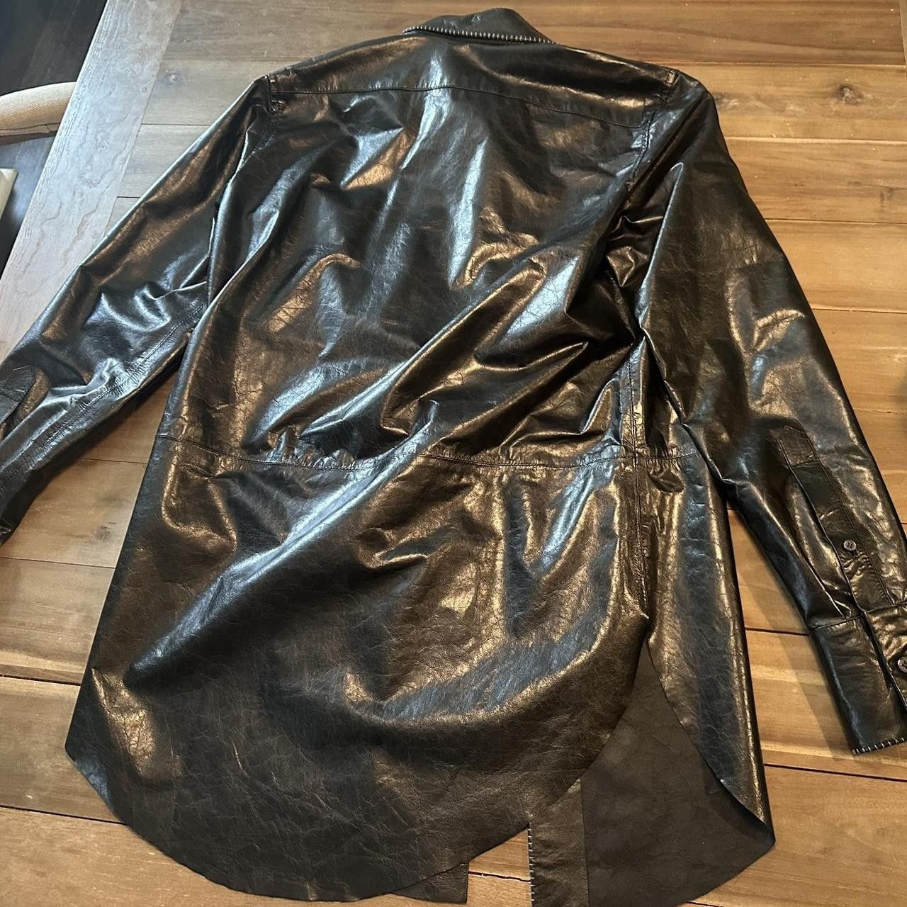 Acne Studios Acne studios whipstiched leather shirt Size S / US 4 / IT 40 - 9 Thumbnail