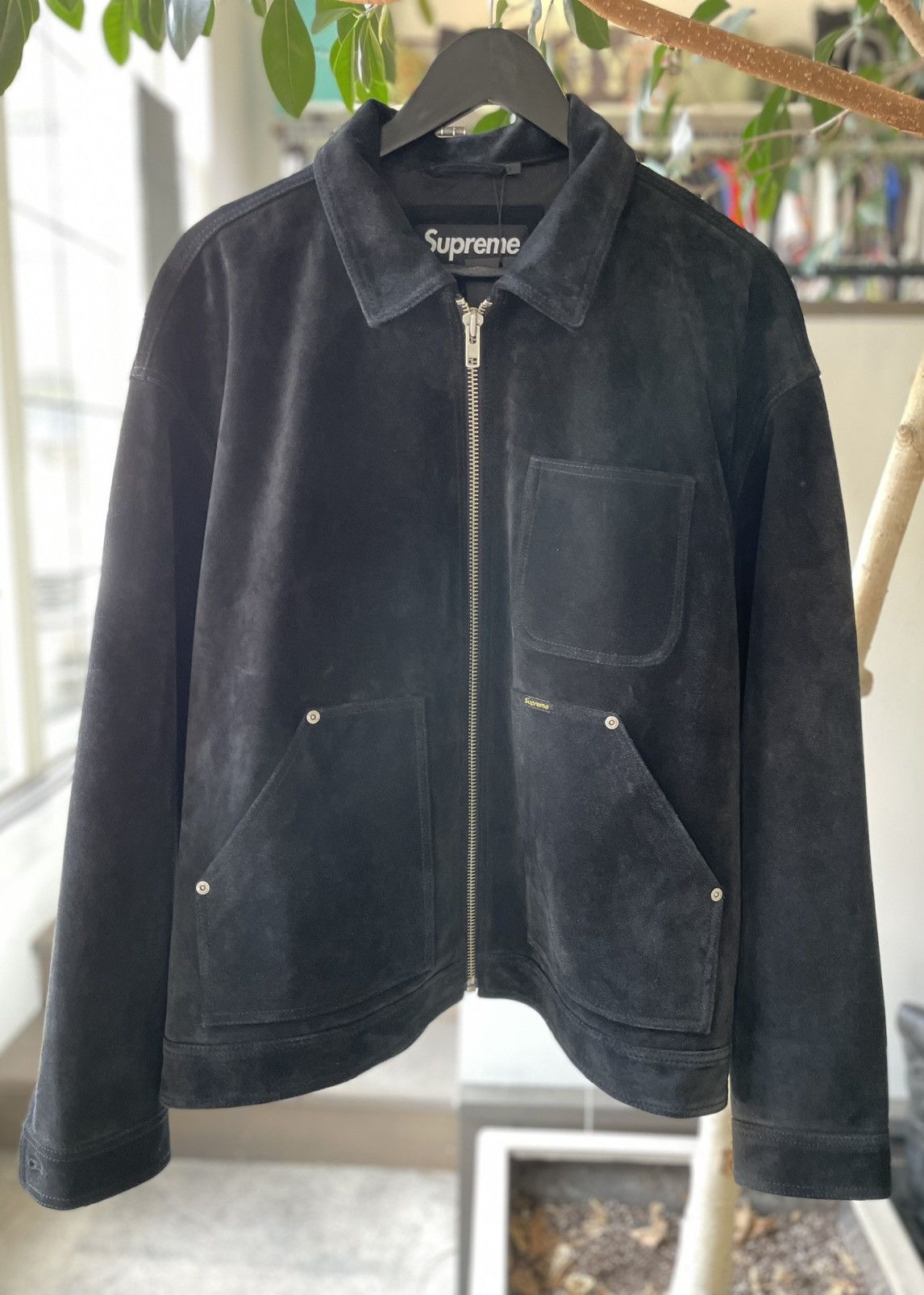 Supreme Supreme Suede Work Jacket Size US L / EU 52-54 / 3 - 4 Thumbnail
