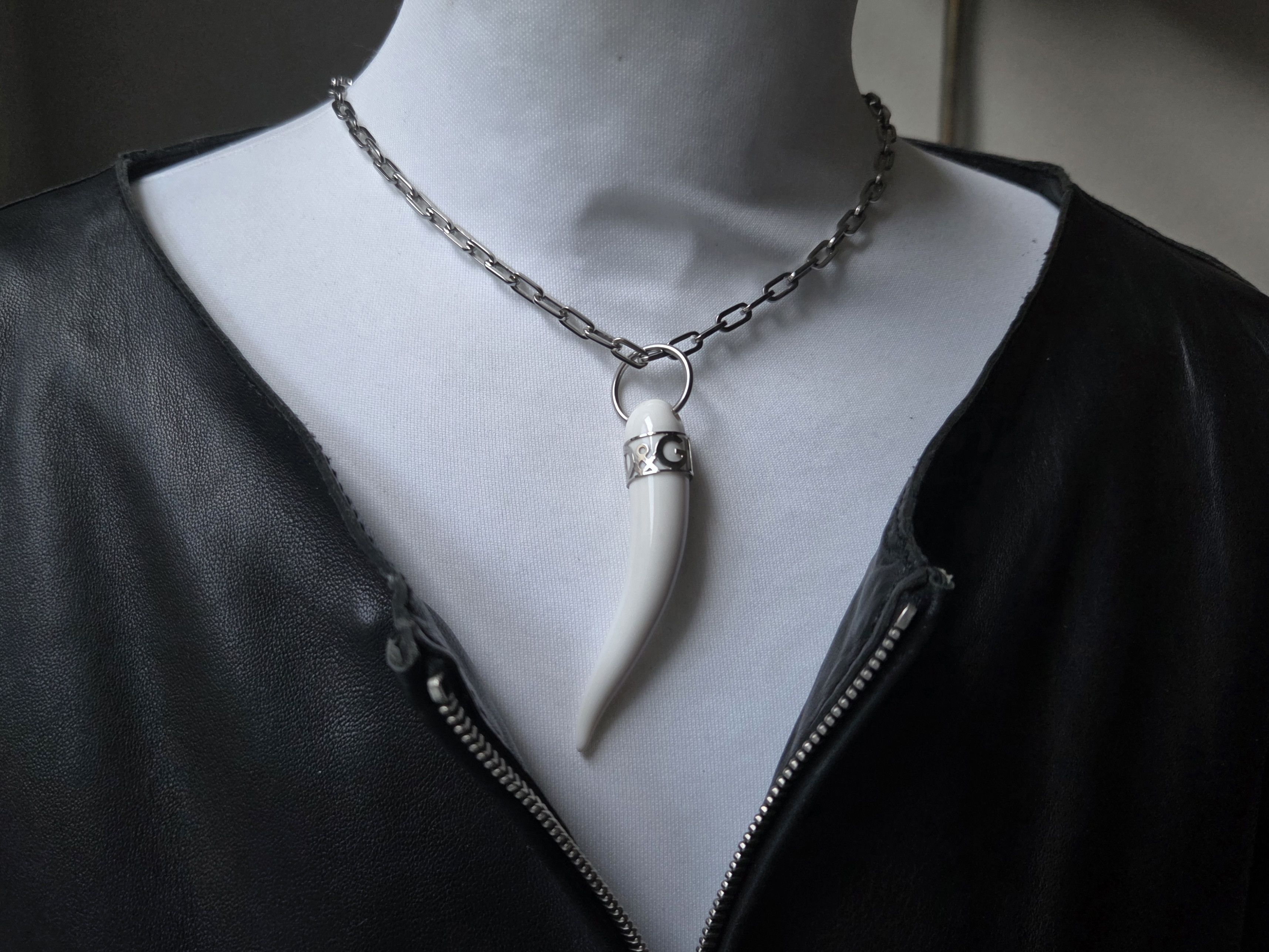Dolce & Gabbana Dolce & Gabbana Fang necklace Size ONE SIZE - 9 Thumbnail