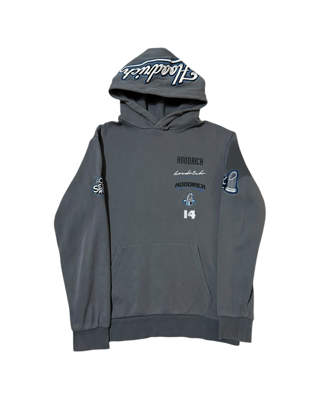 Hoodrich Hoodrich hoodie rare drill size S gray Size US S / EU 44-46 / 1 - 1 Thumbnail