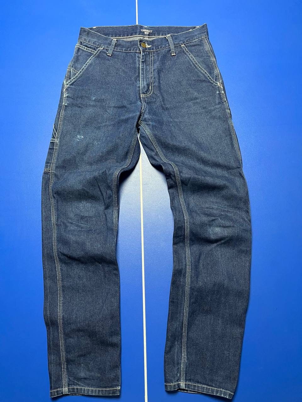 Carhartt Carhartt WIP Single Knee Pant Blue Denim Carpenter Size S Size US 30 / EU 46 - 1 Thumbnail