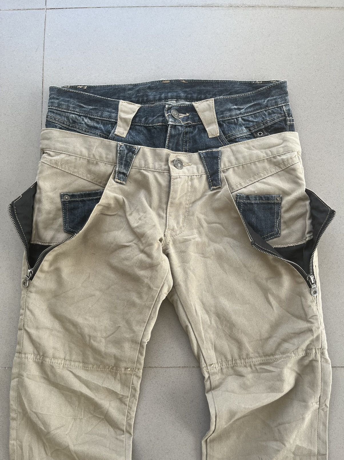 PPFM PPFM DOUBLE LAYER HYBRID DENIM SEDITIONARIES JAPANESE PUNK Size US 29 - 5 Thumbnail